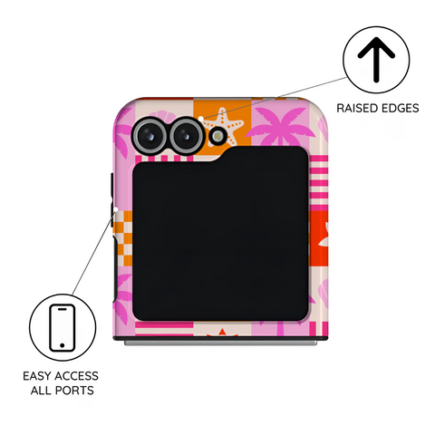 Seaside Shuffle - Samsung Galaxy Z Flip 6 Case