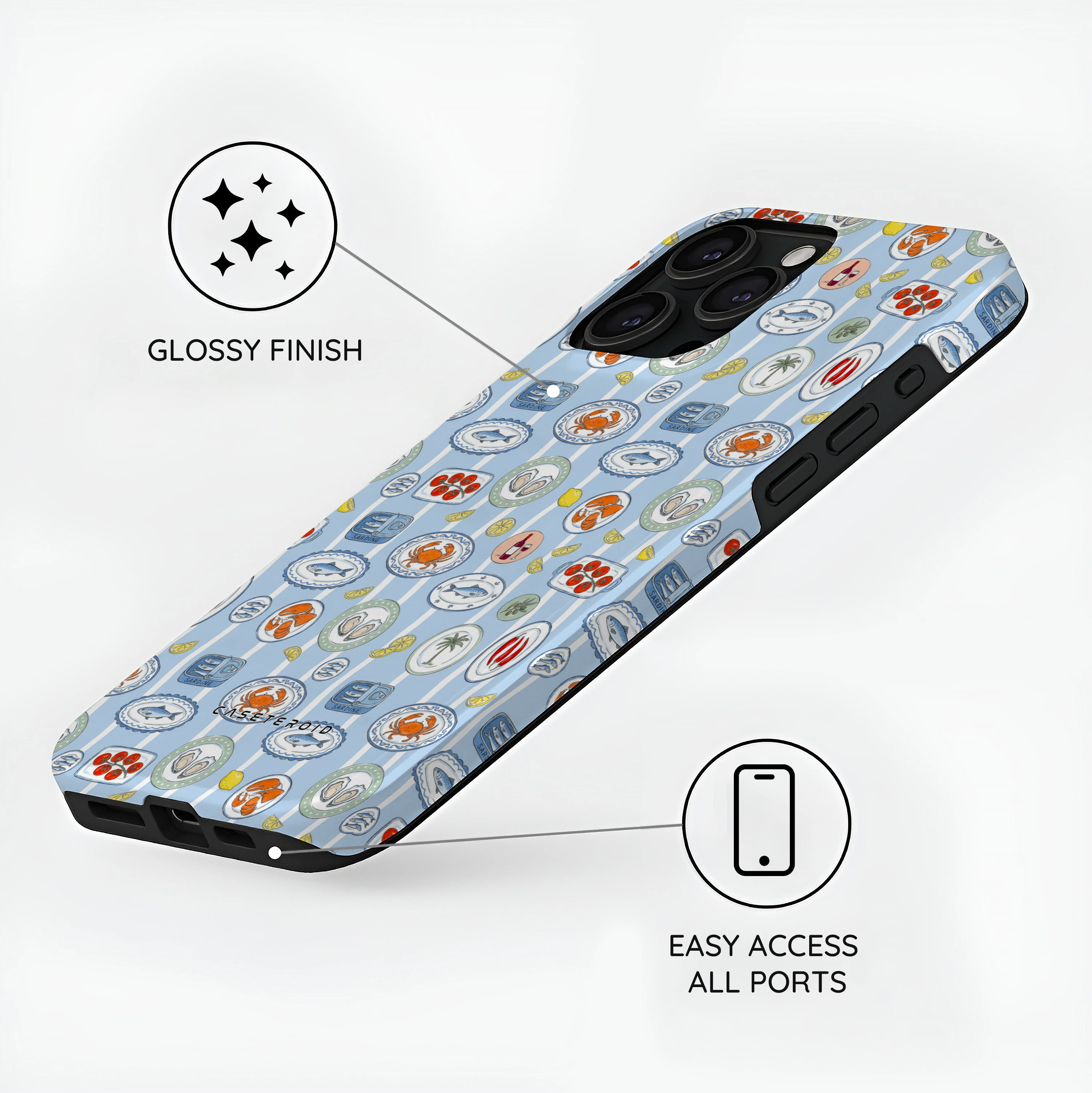 Seaside Table - iPhone 15 Pro Case