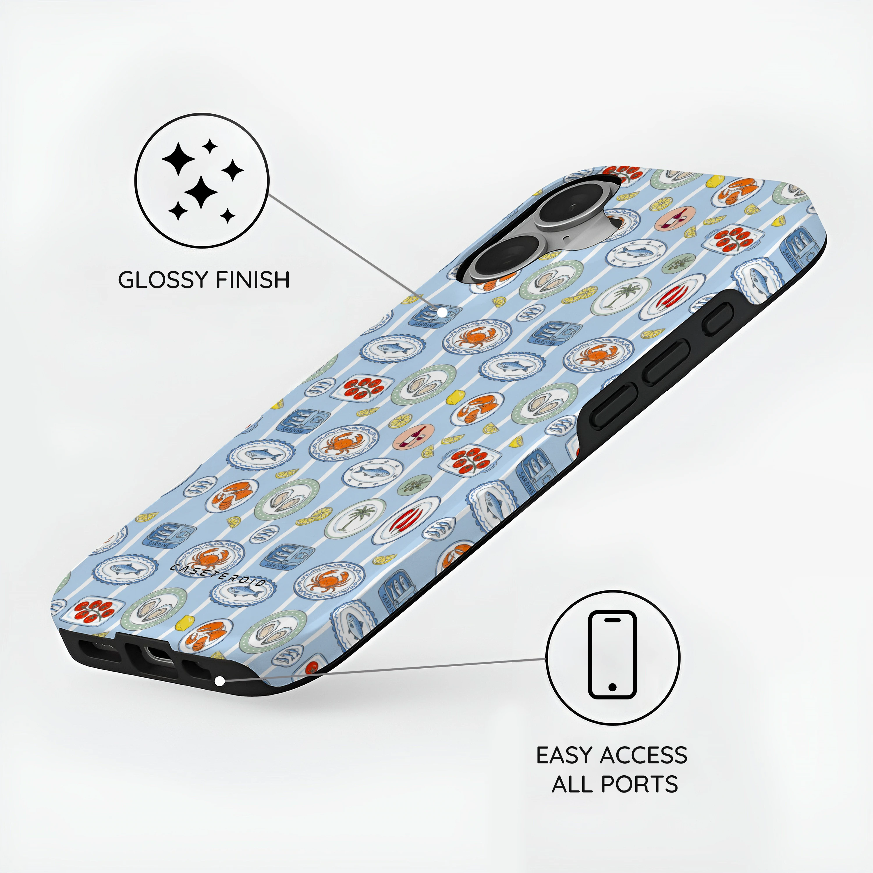 Seaside Table - iPhone 16 Case