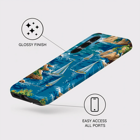 Seaside Voyager - Samsung Galaxy S25 Plus Case