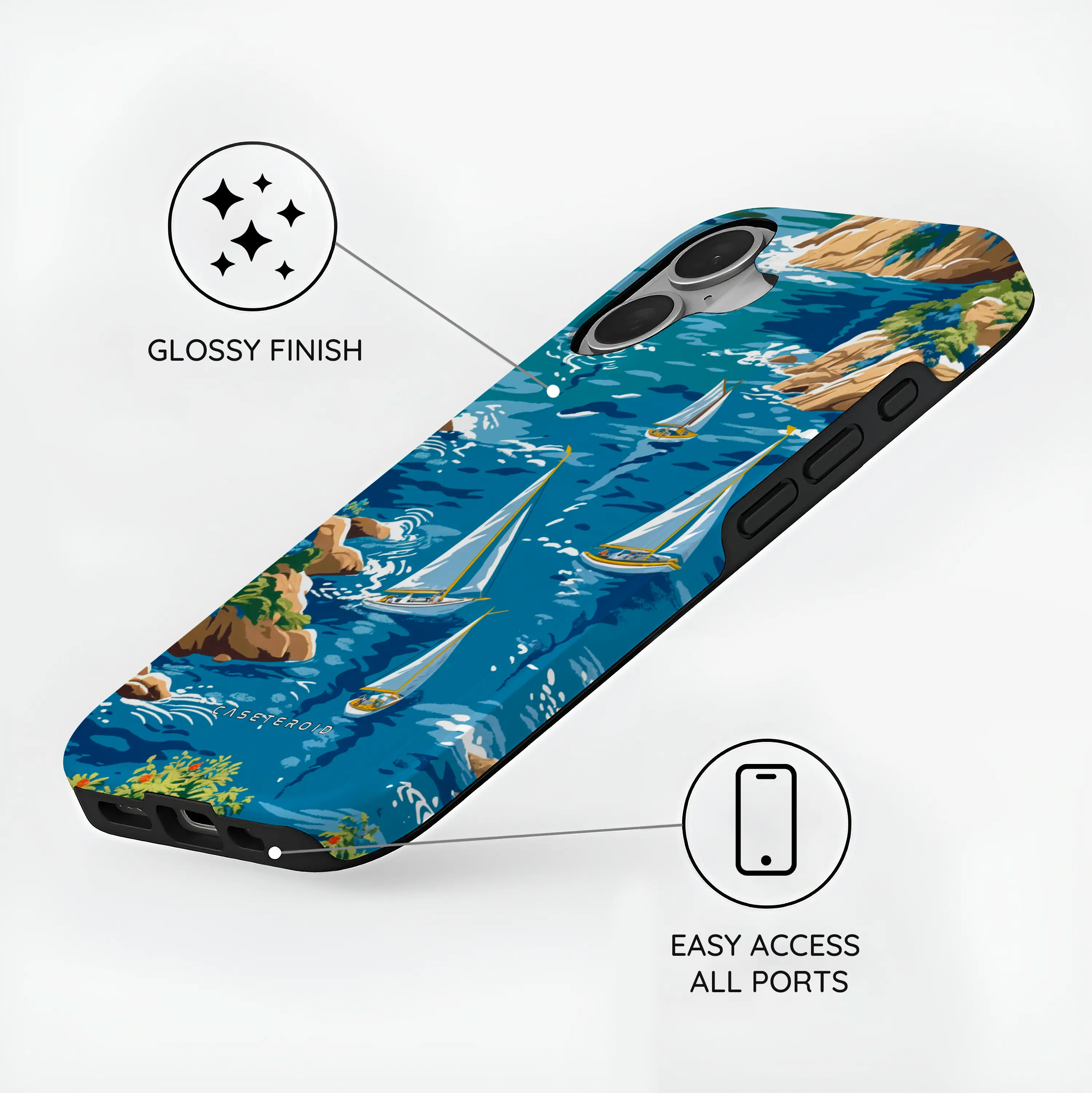 Seaside Voyager - iPhone 16 Case