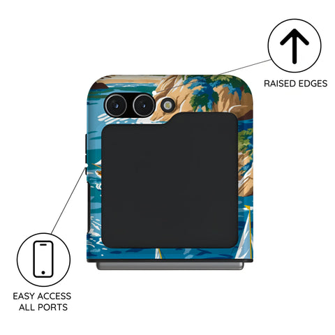 Seaside Voyager - Samsung Galaxy Z Flip 5 Case