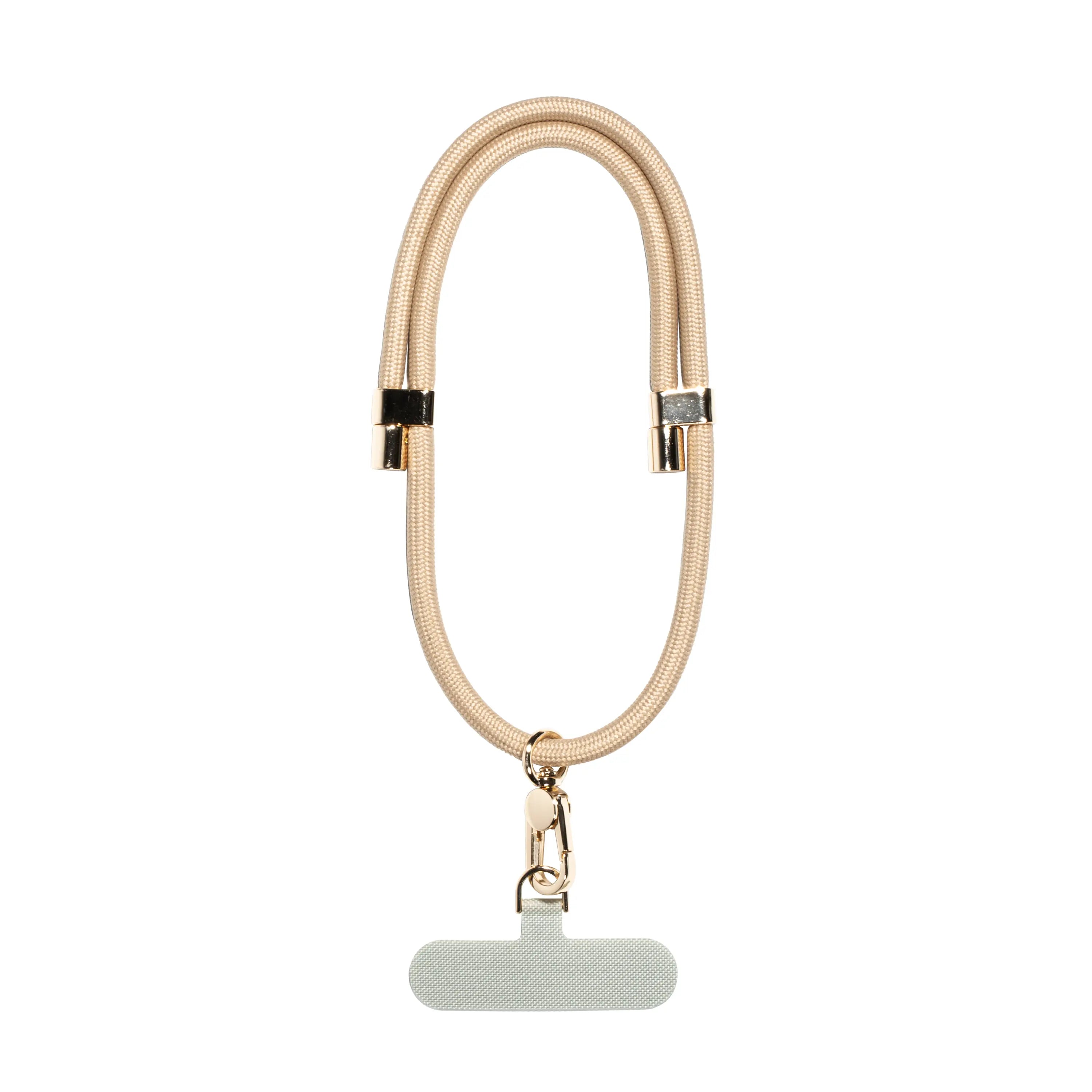 Beige Wrist Phone Case Strap