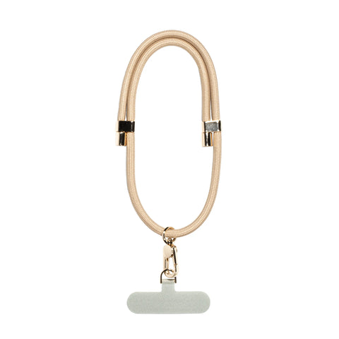 Beige Wrist Phone Case Strap