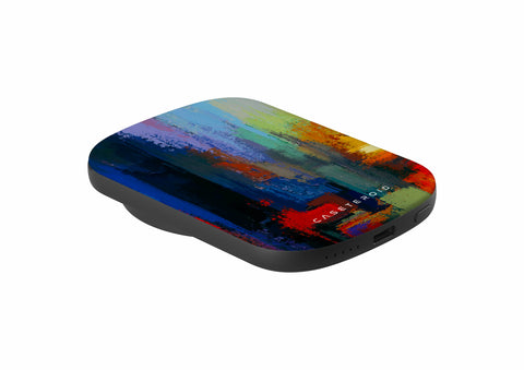 Rainbow Canvas - ChargePod MagSafe Power Bank