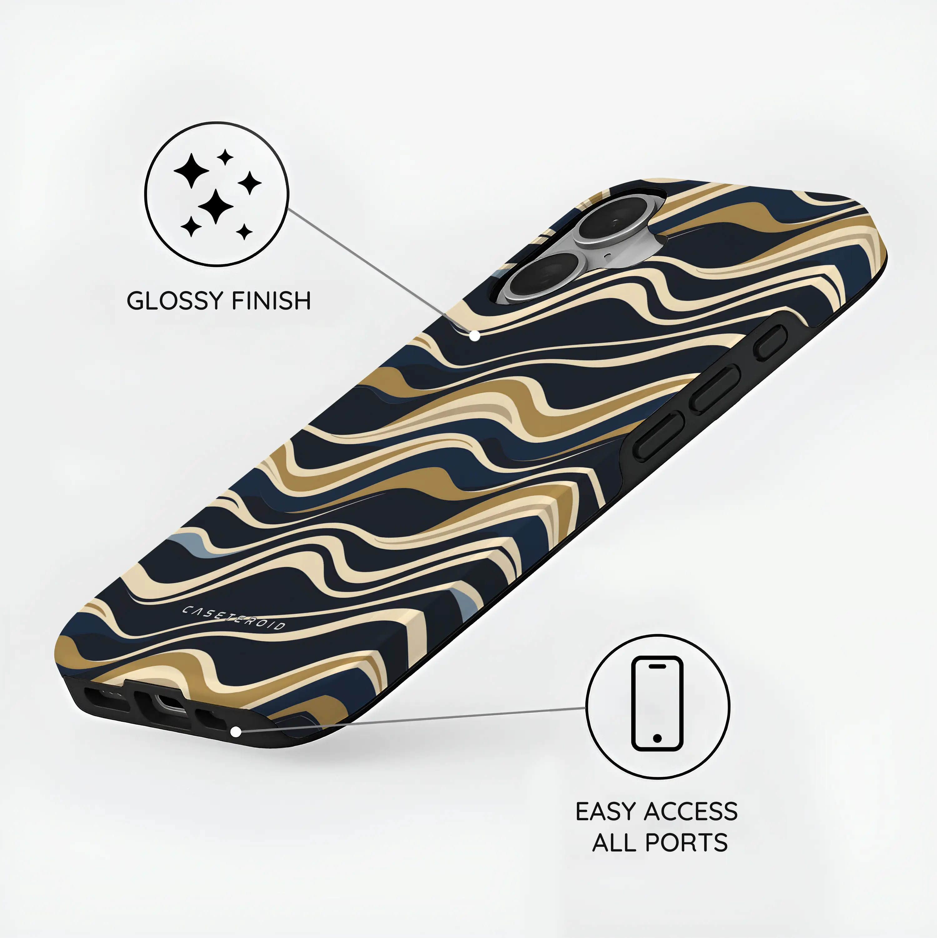 Silk Drift - iPhone 16 Case