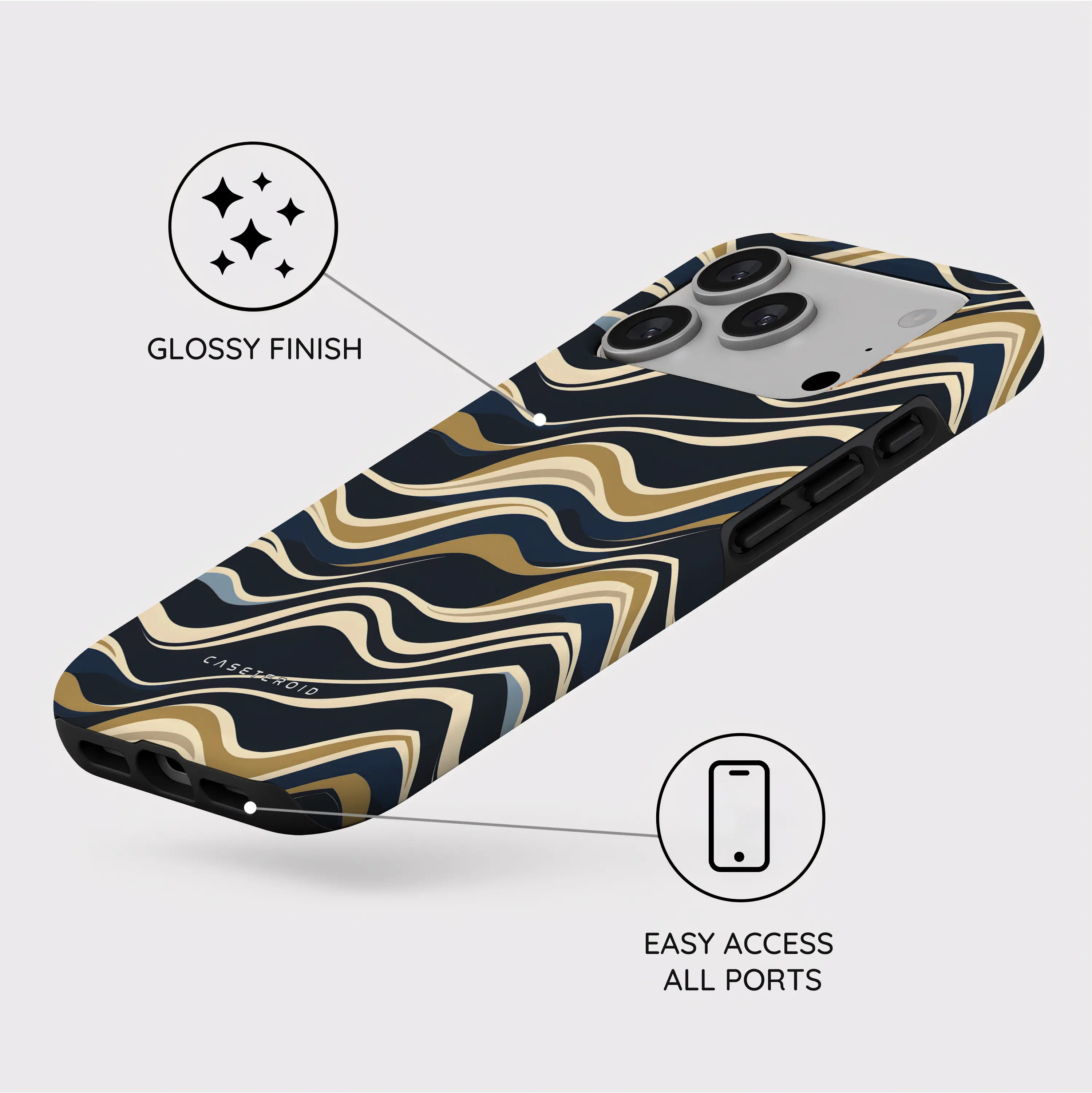 Silk Drift - iPhone 17 Pro Case