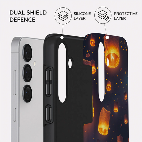Sky Lantern Festival - Samsung Galaxy S25 Plus Case