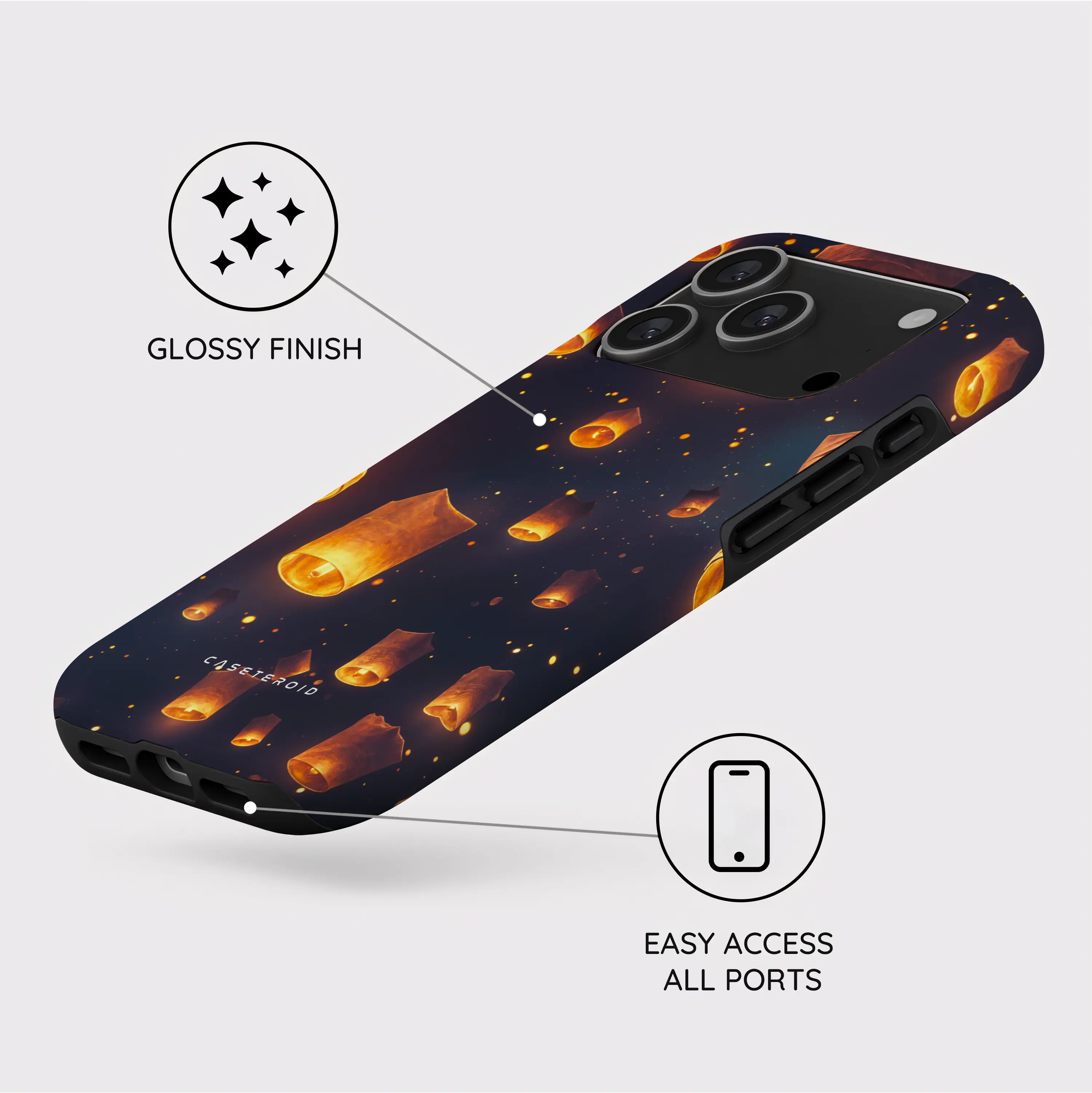 Sky Lantern Festival - iPhone 17 Pro Case