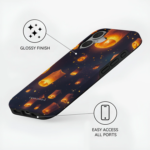 Sky Lantern Festival - iPhone 16 Plus Case