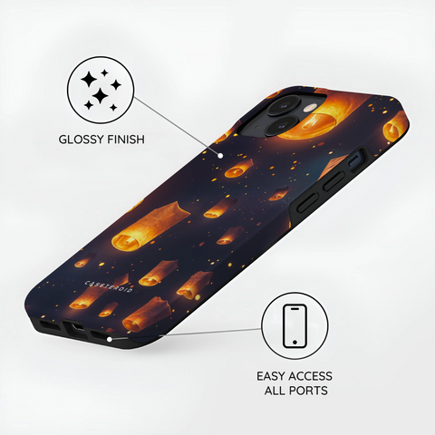 Sky Lantern Festival - iPhone 15 Plus Case