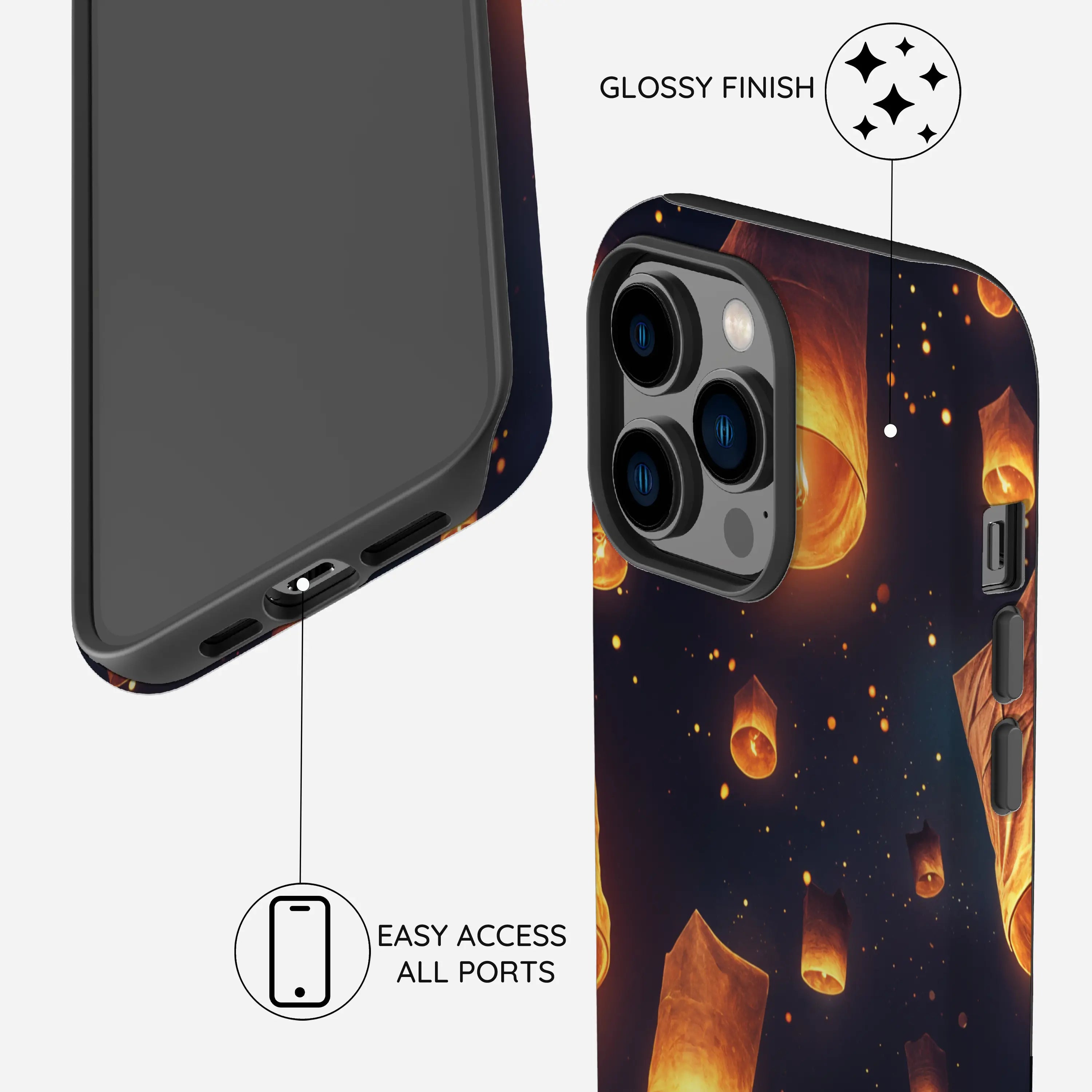 Sky Lantern Festival - iPhone 14 Pro Max Case