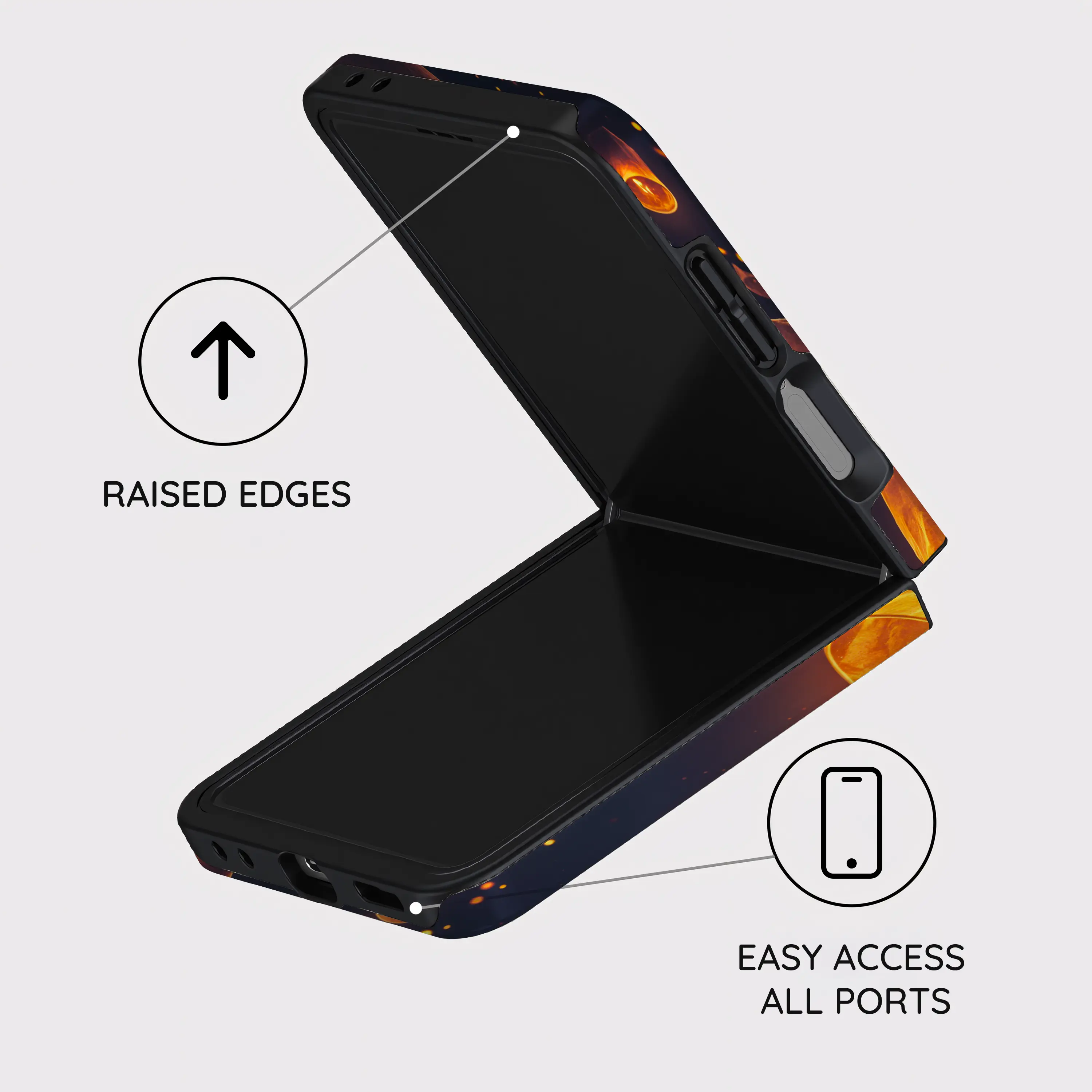 Sky Lantern Festival - Samsung Galaxy Z Flip 7 Case