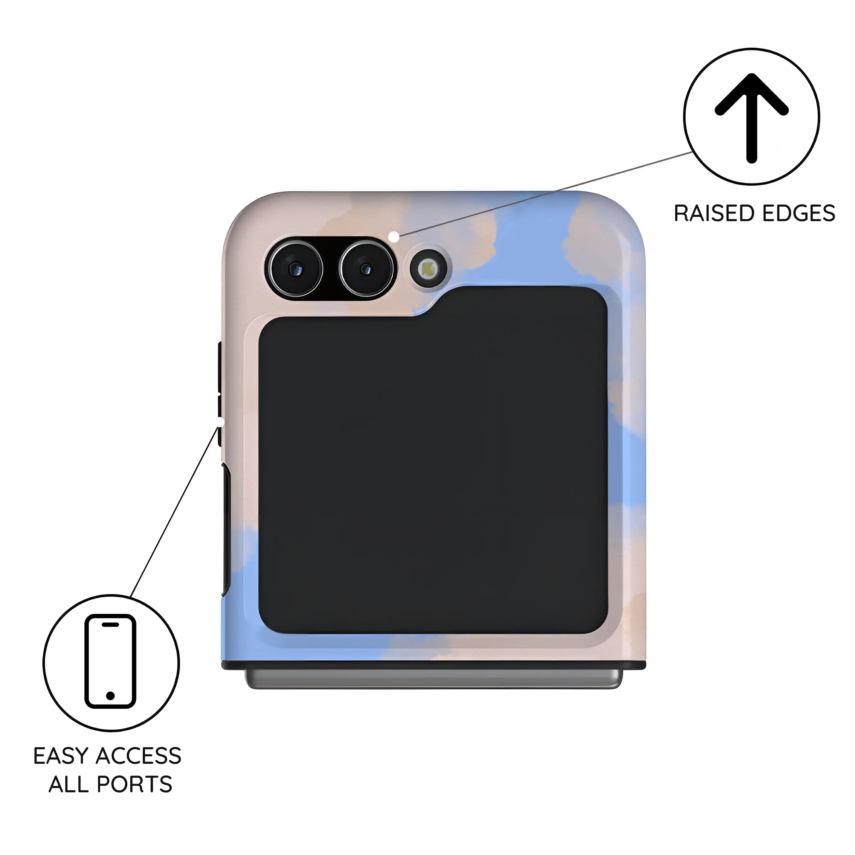 Skyline Serenity - Samsung Galaxy Z Flip 5 Case