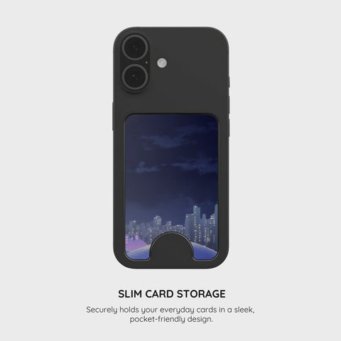 Sleepy City - Magnetic Wallet & Stand
