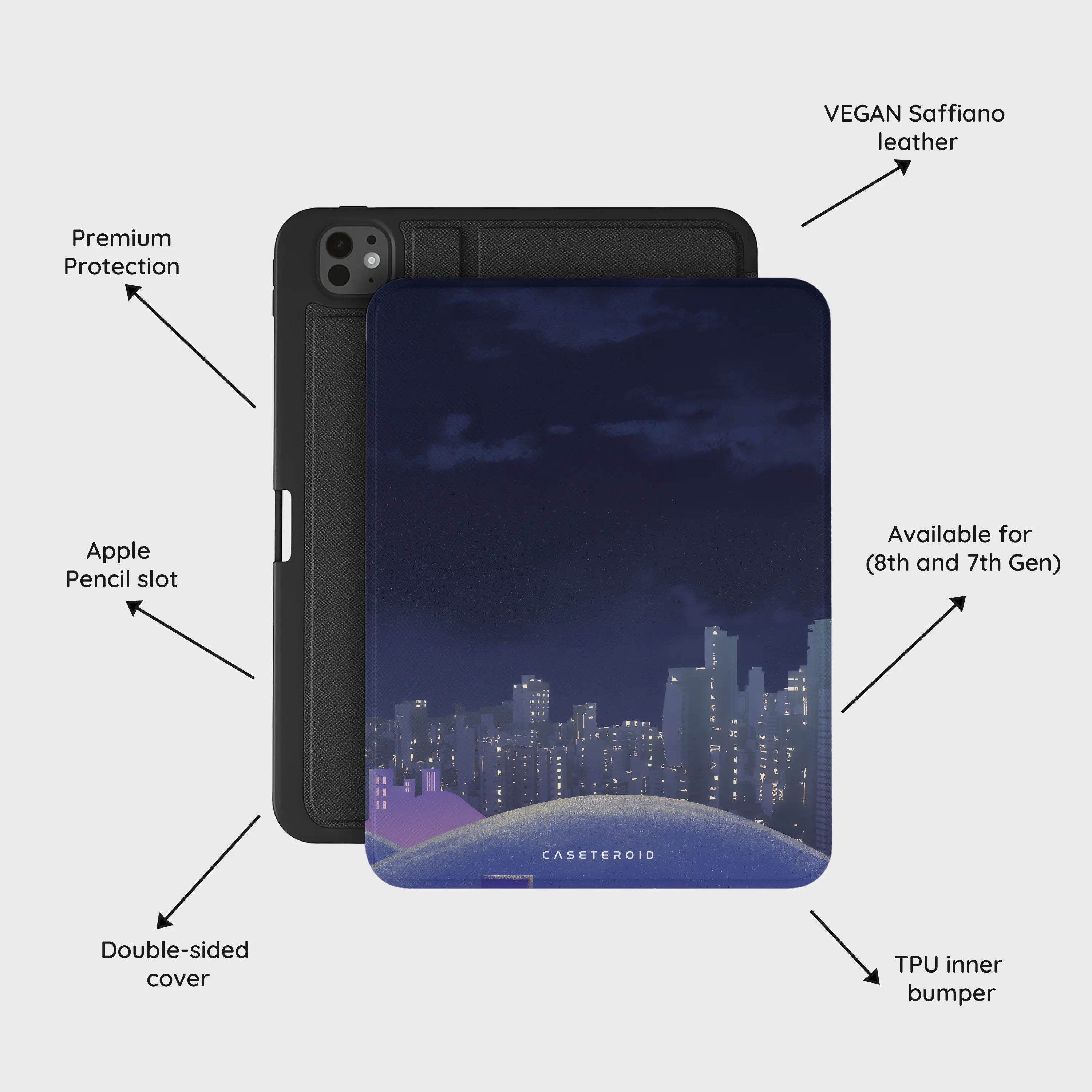 Sleepy City - iPad Pro 11 (8th/7th Gen) Case