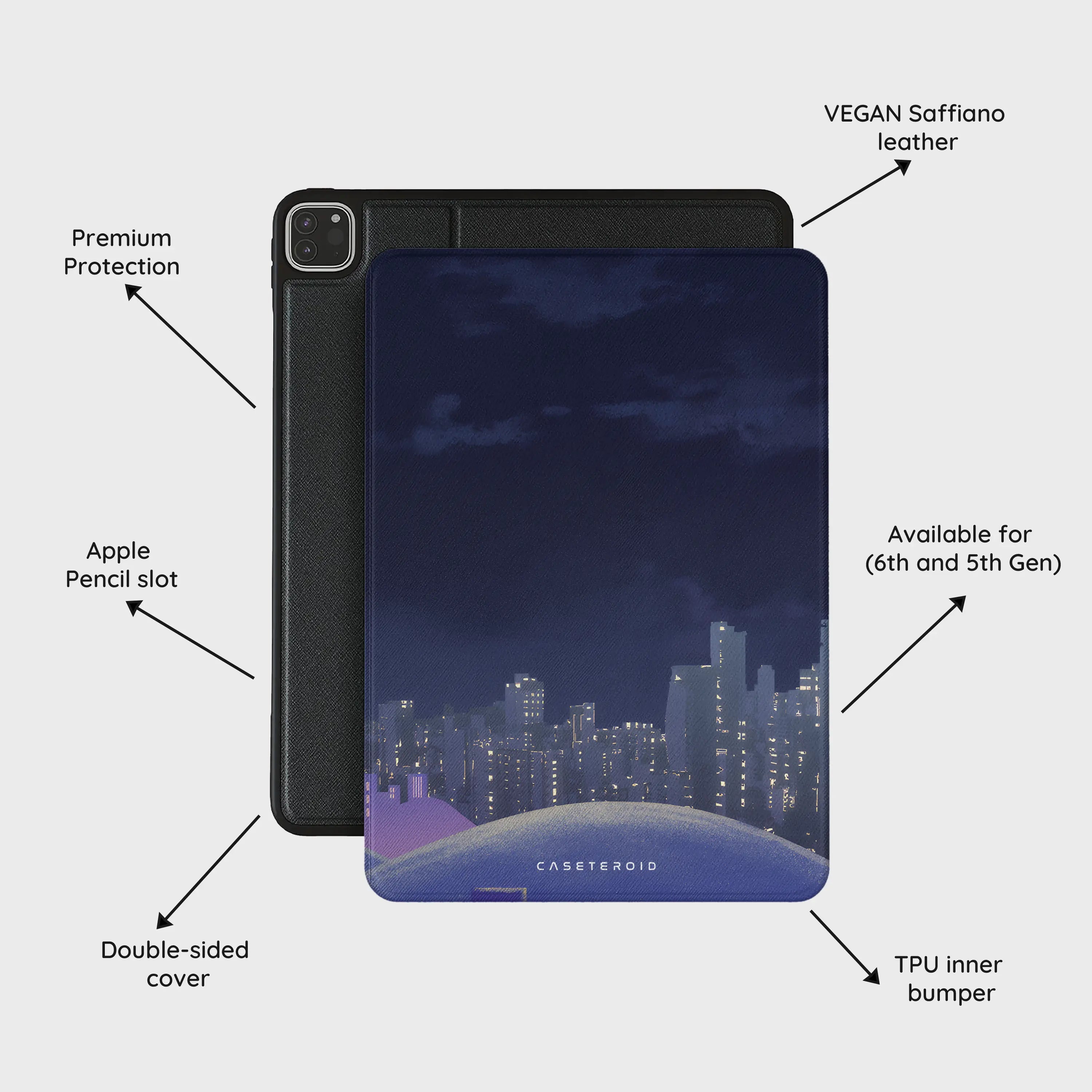 Sleepy City - iPad Pro 12.9 (6th/5th Gen) Case