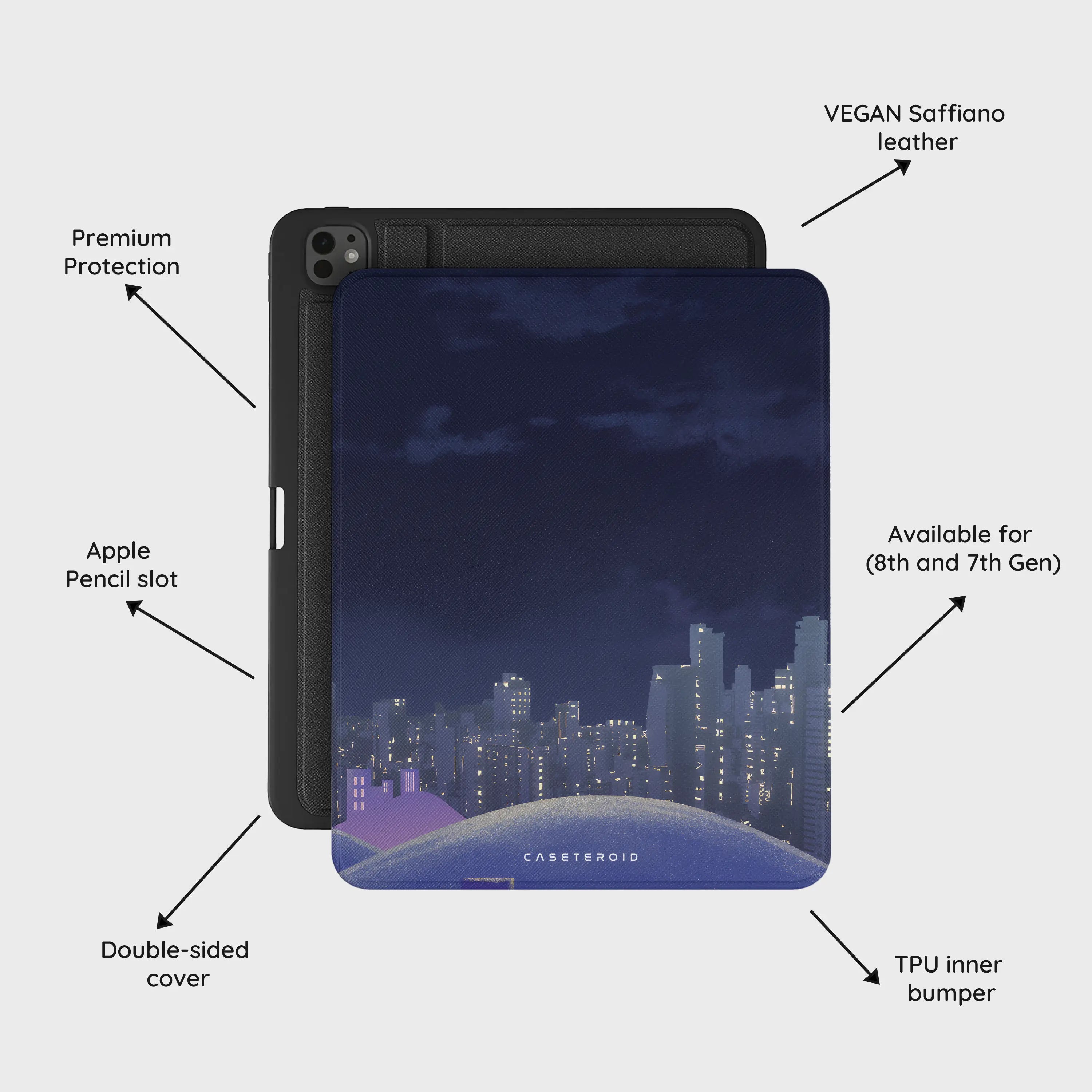 Sleepy City - iPad Pro 13 (8th/7th Gen) Case