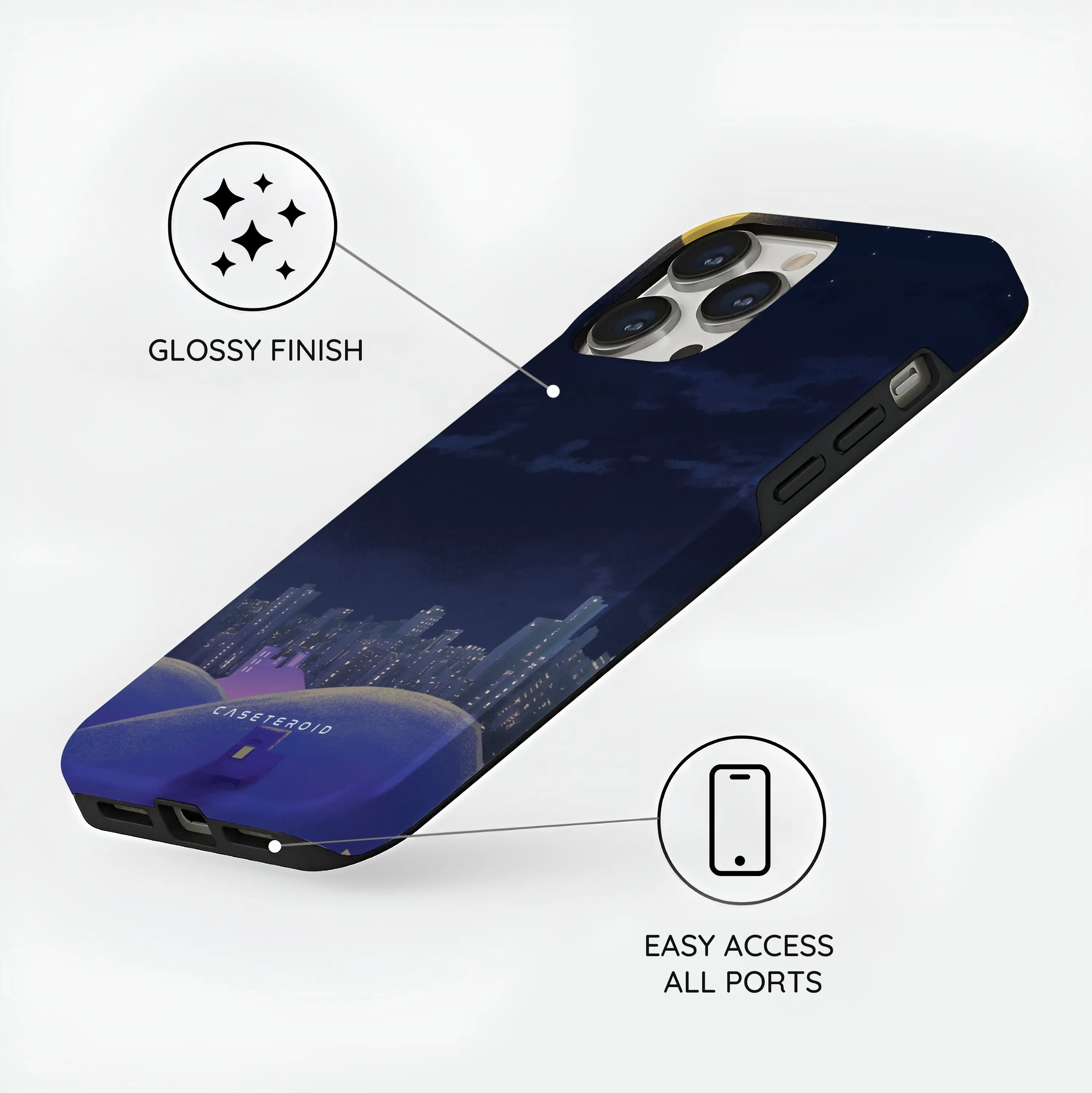 Sleepy City - iPhone 14 Pro Case