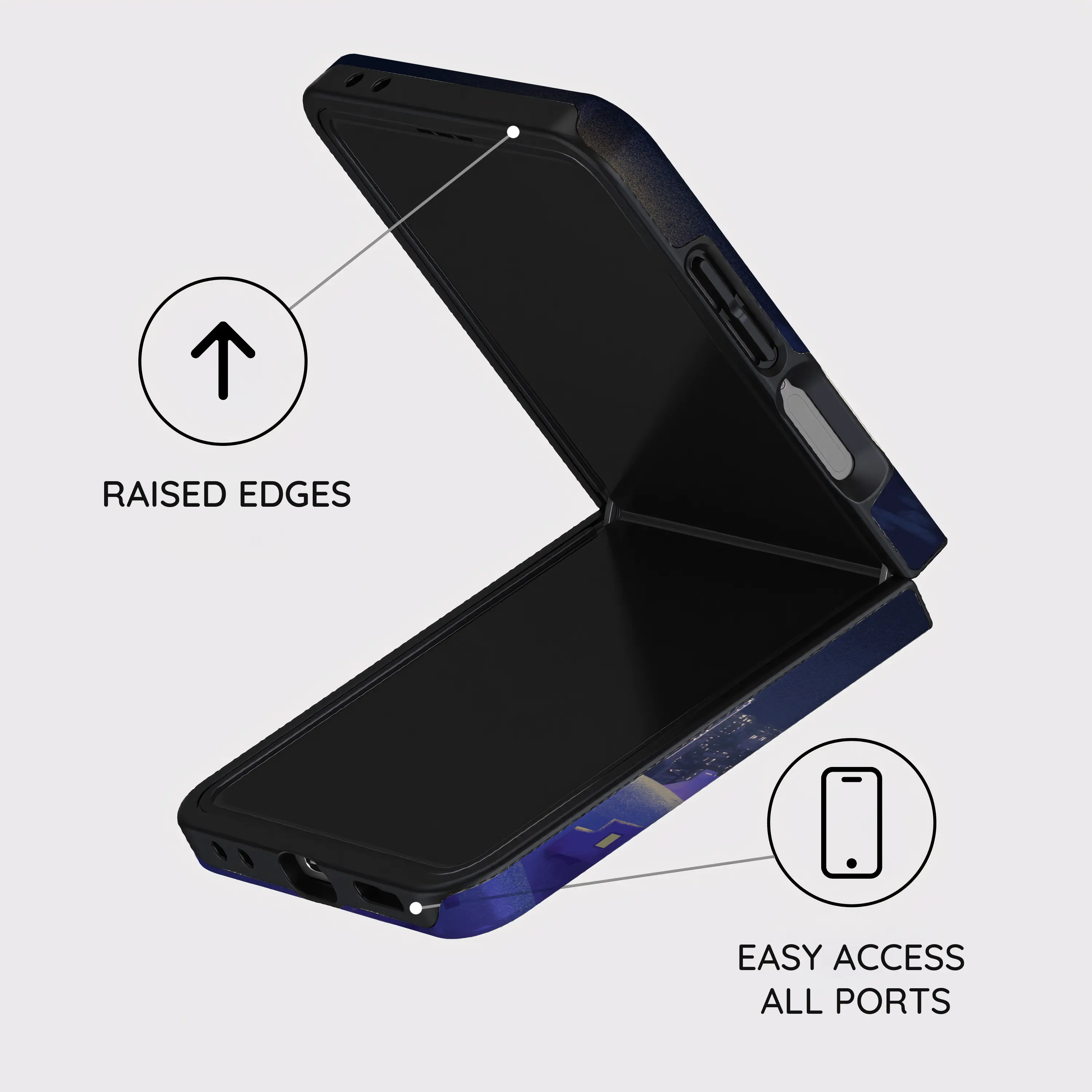 Sleepy City - Samsung Galaxy Z Flip 7 Case