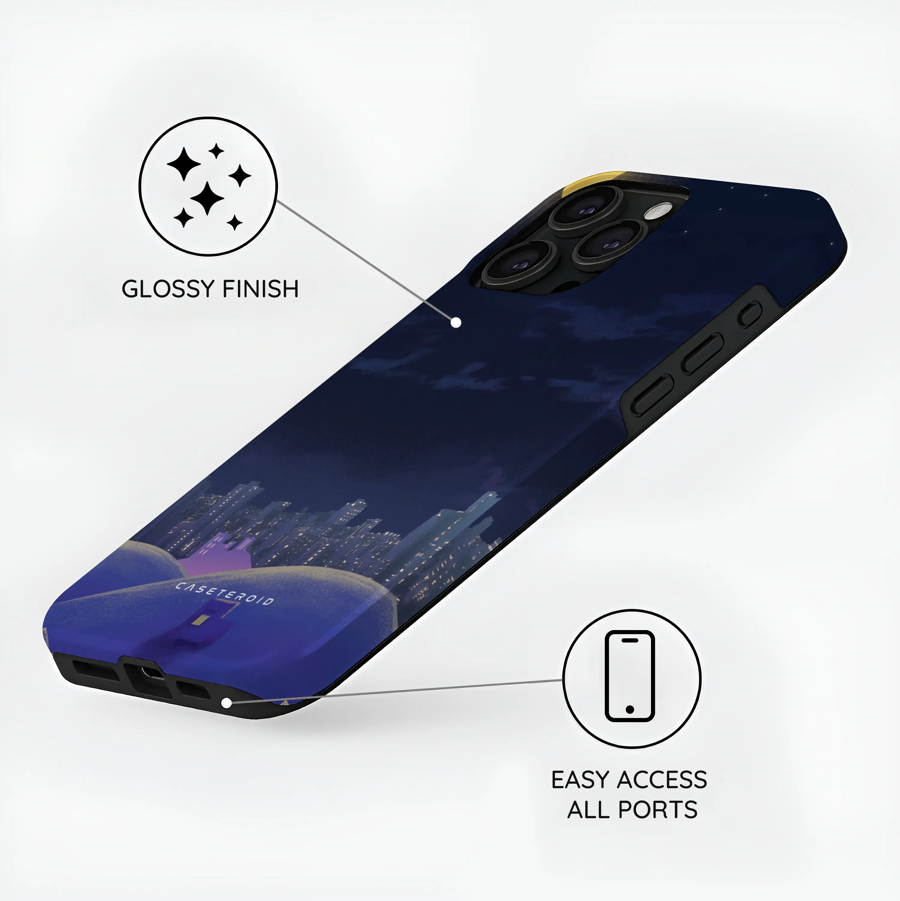 Sleepy City - iPhone 15 Pro Max Case