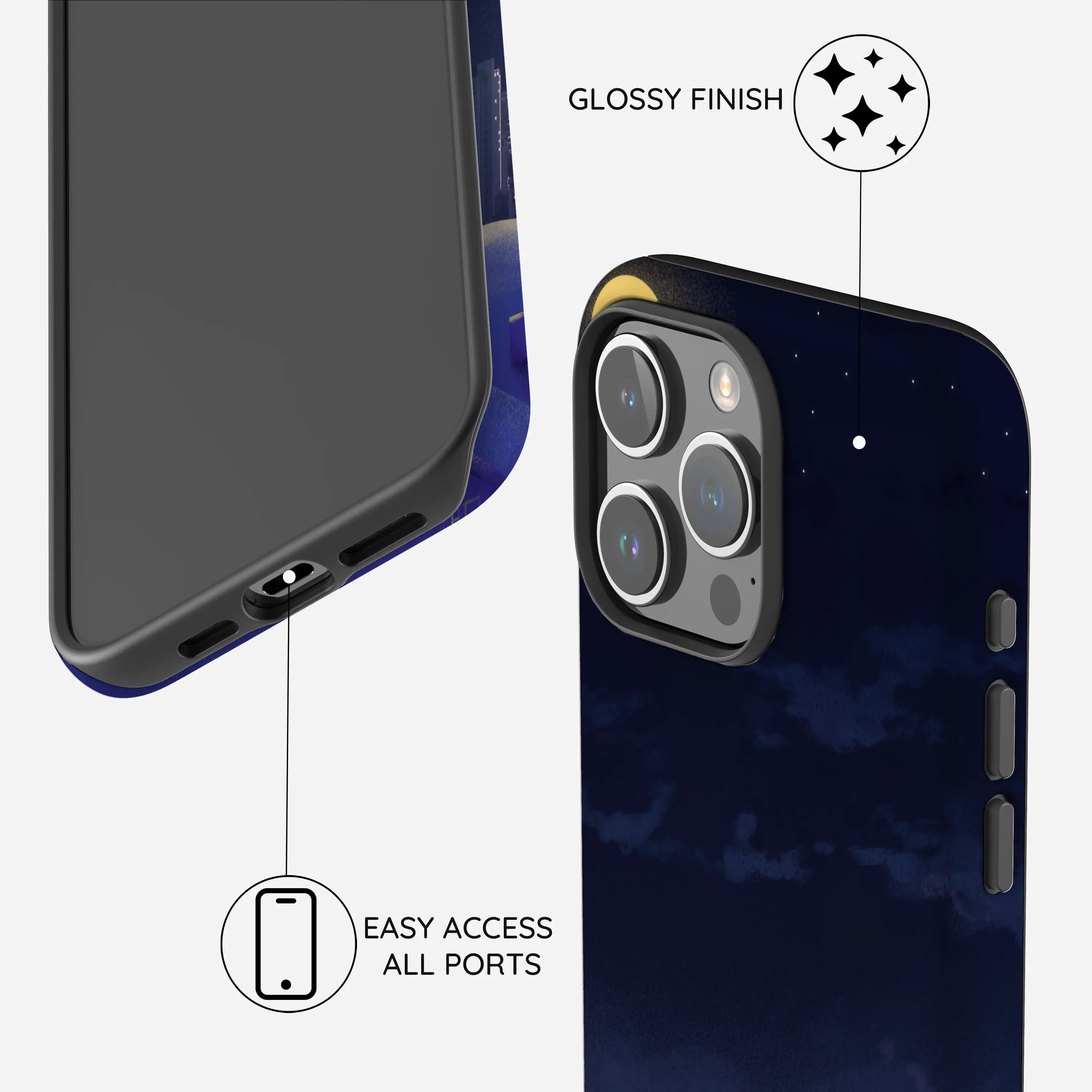 Sleepy City - iPhone 15 Pro Case