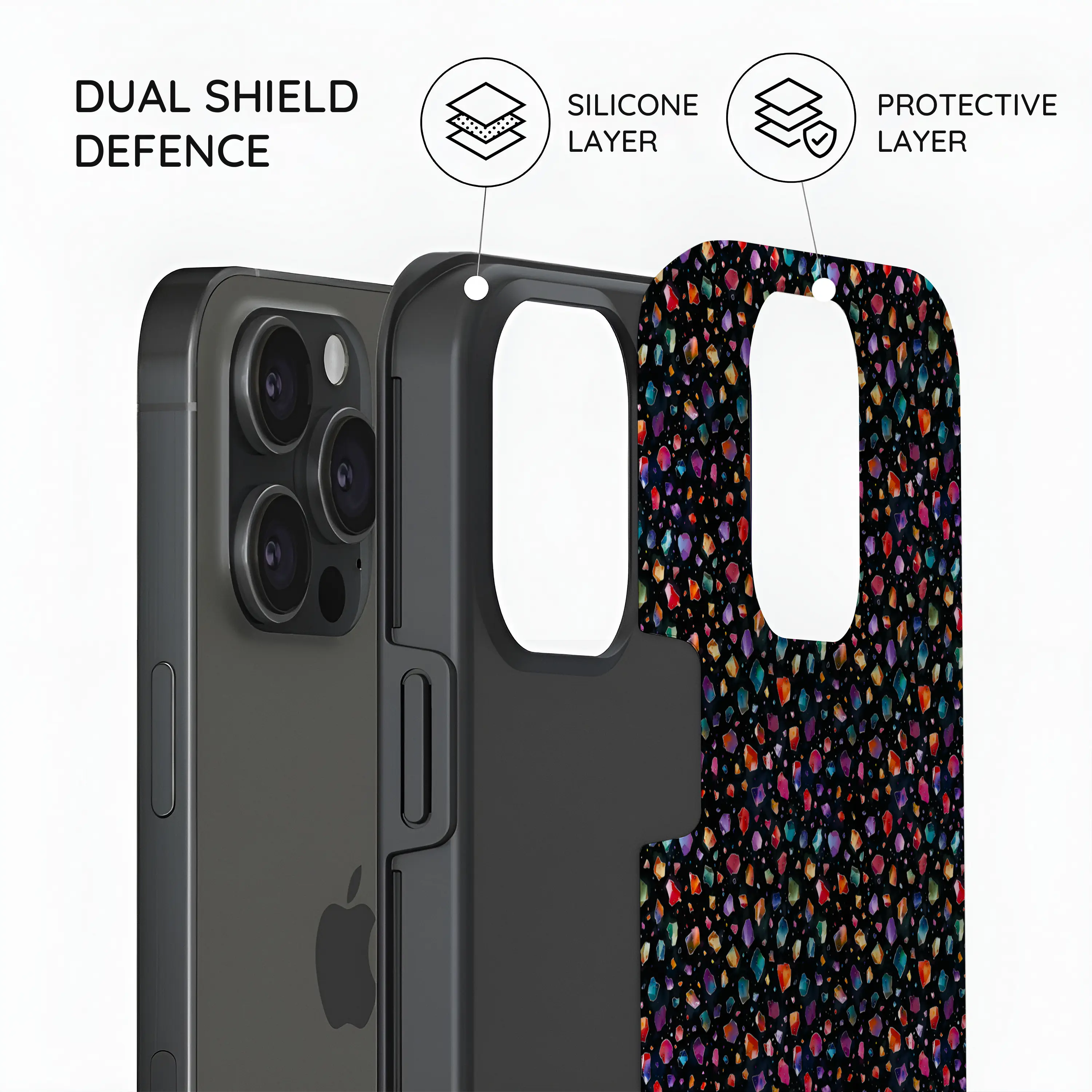 Spectrum Storm - iPhone 15 Pro Case
