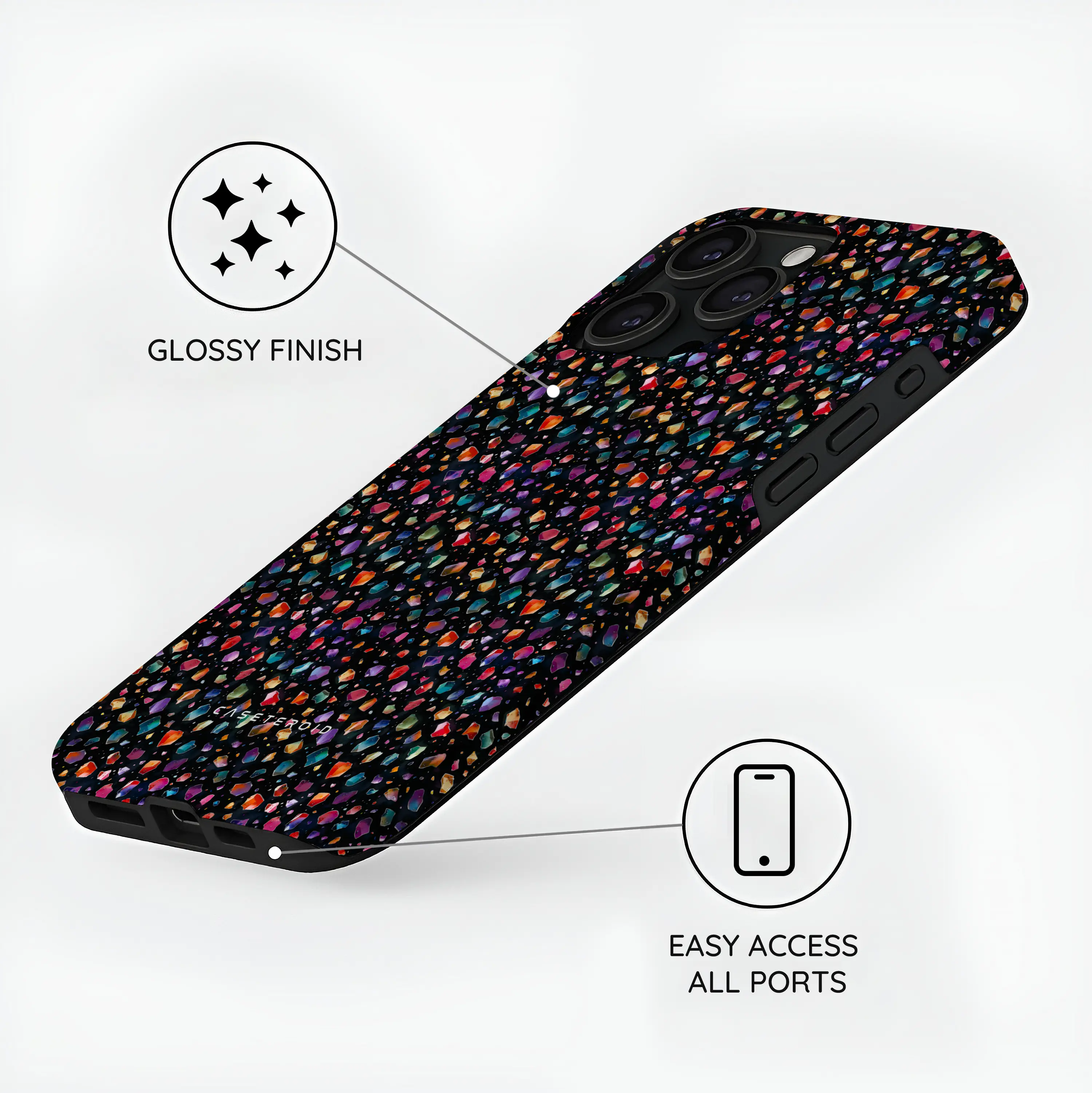 Spectrum Storm - iPhone 15 Pro Case