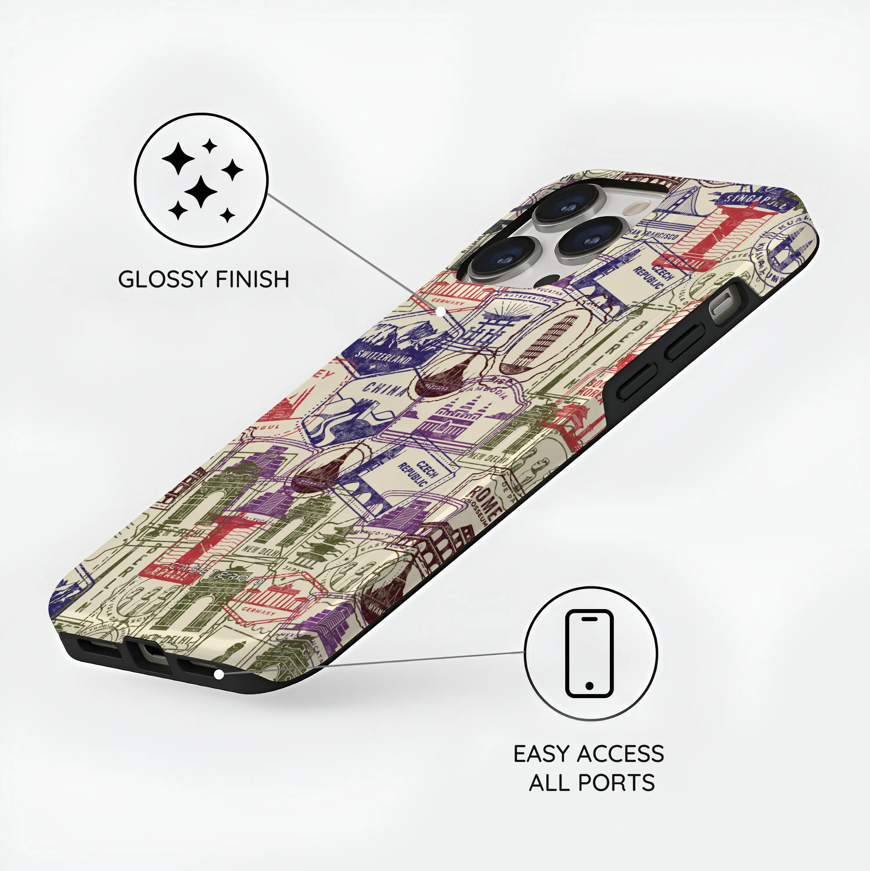 Stamps - iPhone 13 Pro Case