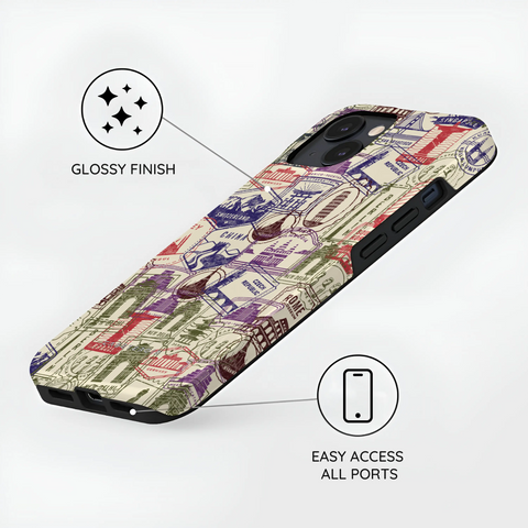 Stamps - iPhone 13 Case
