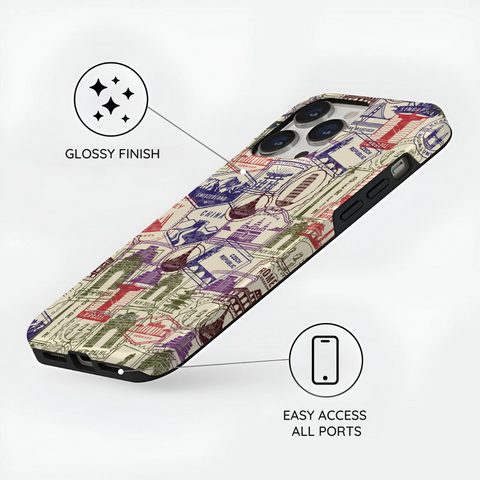 Stamps - iPhone 14 Pro Max Case