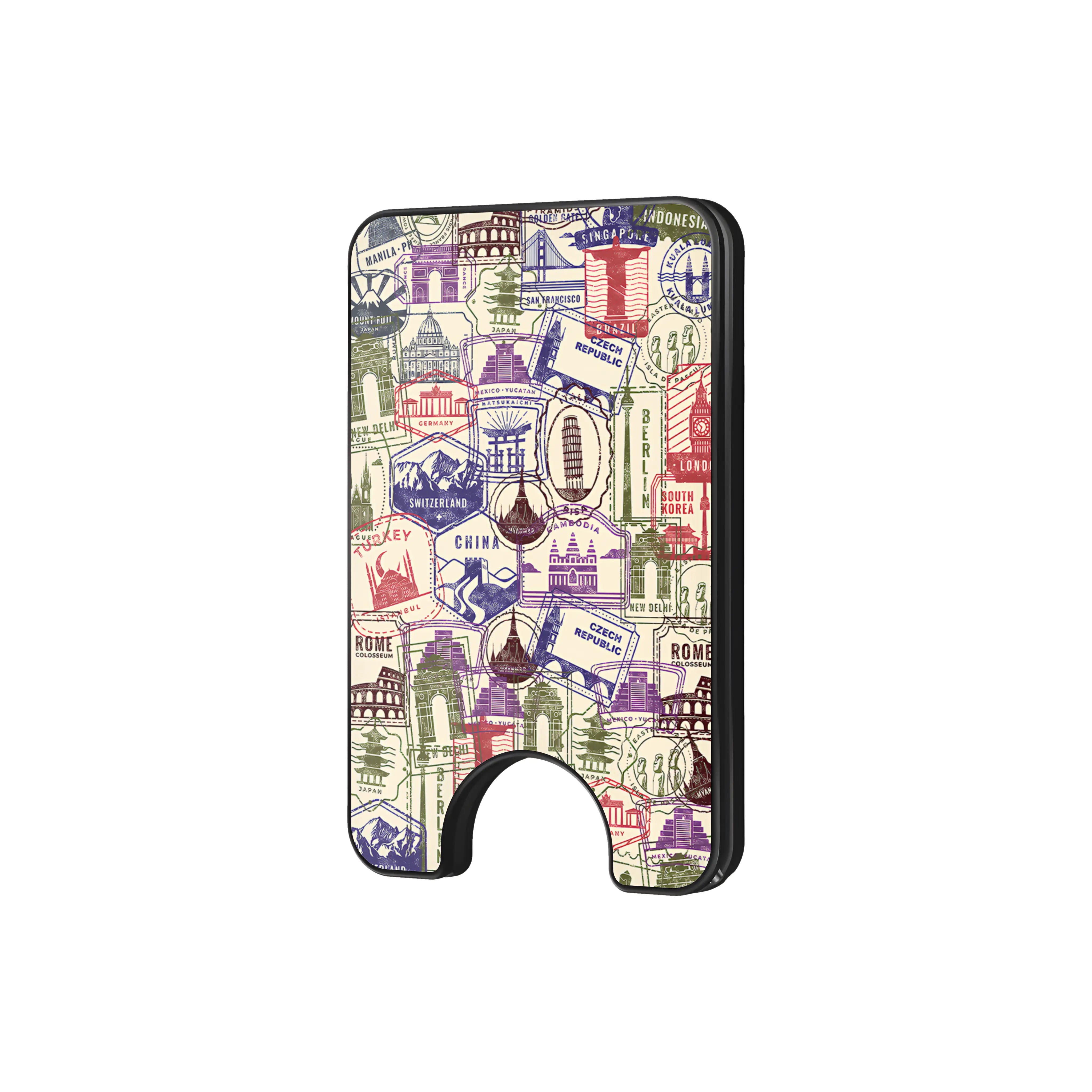 Stamps - Magnetic Wallet & Stand