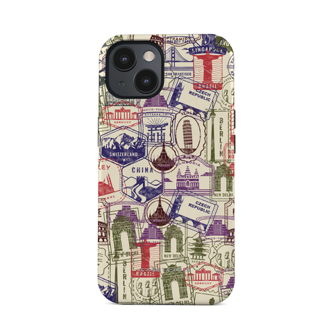 Stamps - iPhone 15 Case