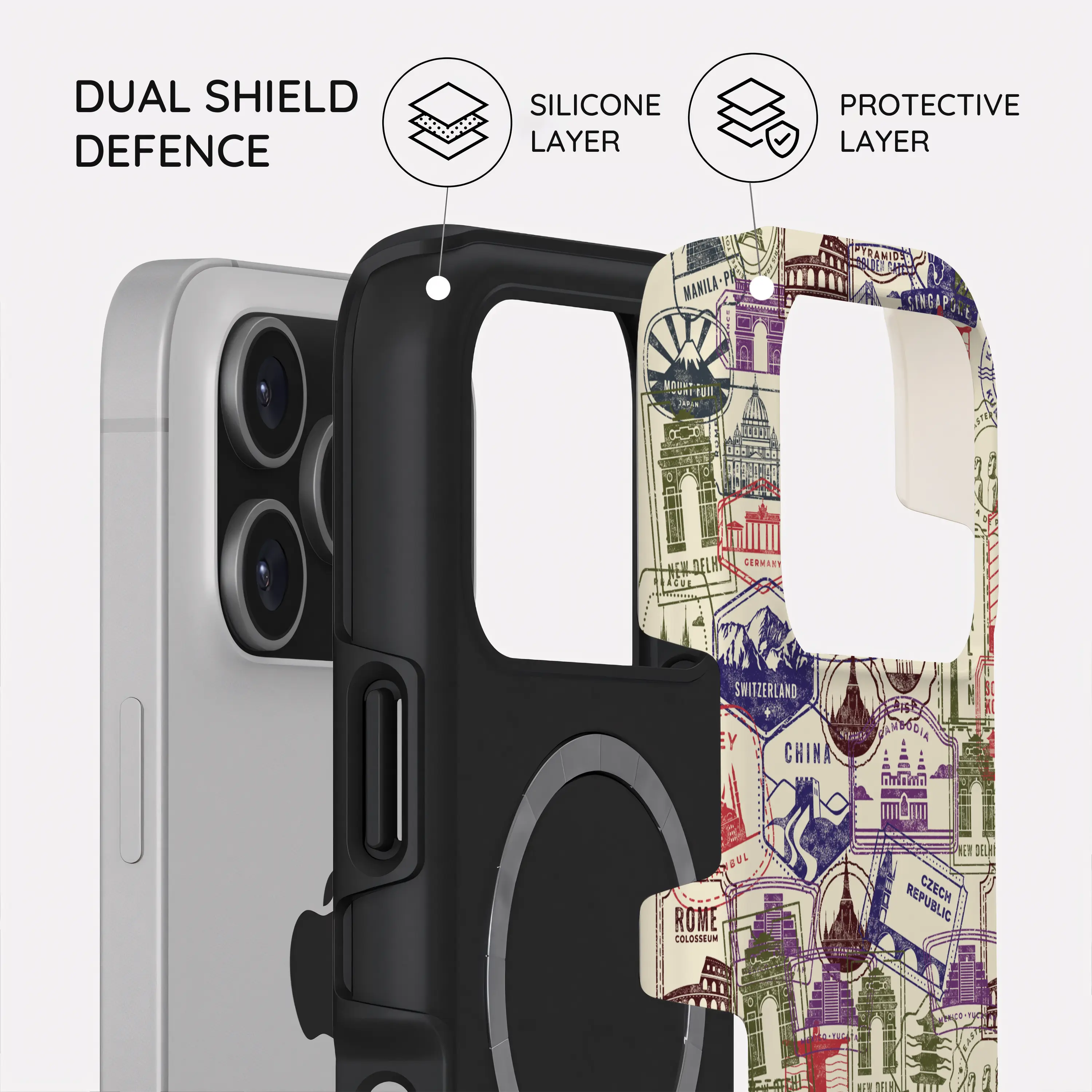 Stamps - iPhone 17 Pro Case