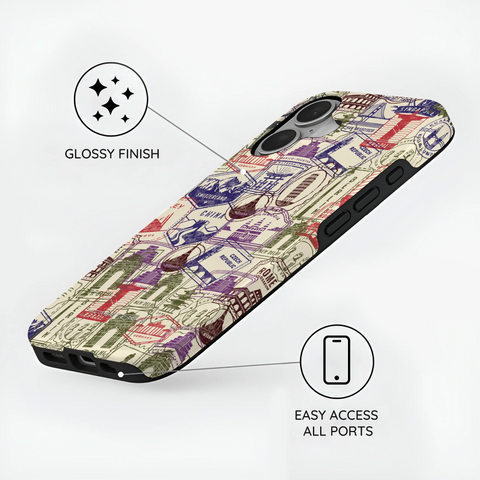 Stamps - iPhone 16 Plus Case