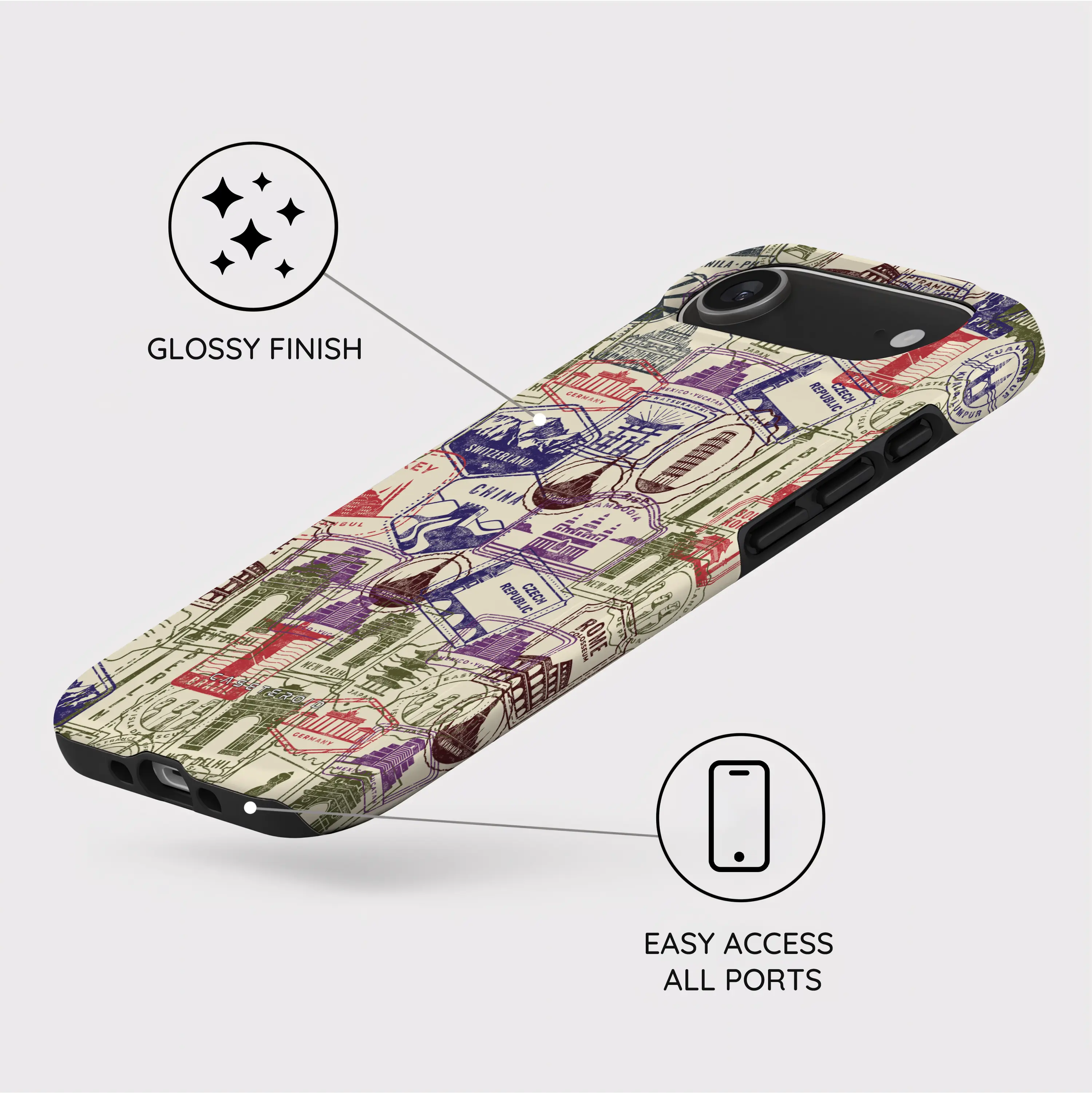 Stamps - iPhone 17 Air Case