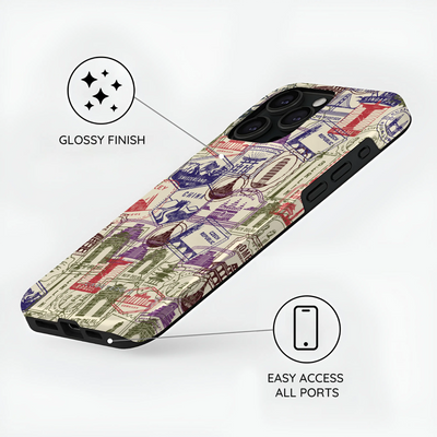 Stamps - iPhone 15 Pro Case