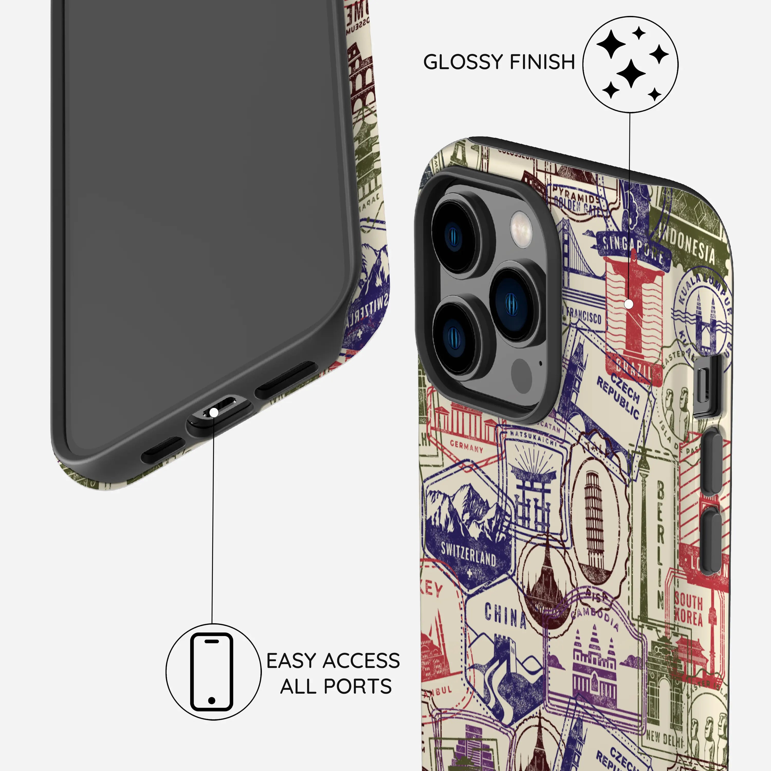 Stamps - iPhone 14 Pro Max Case
