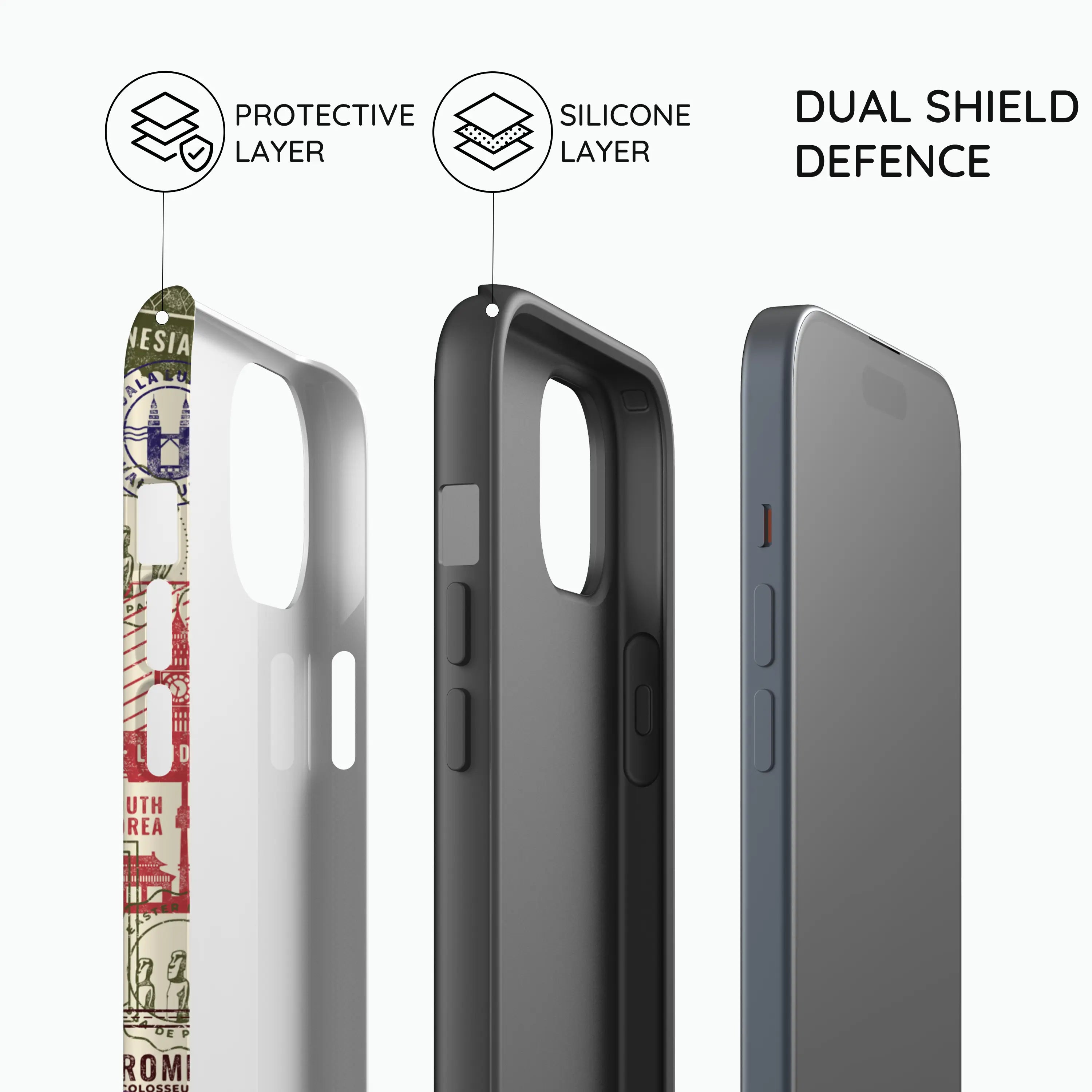 Stamps - iPhone 15 Plus Case
