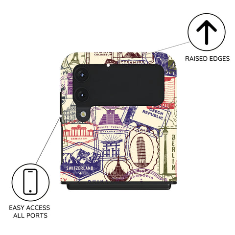 Stamps - Samsung Galaxy Z Flip 4 Case