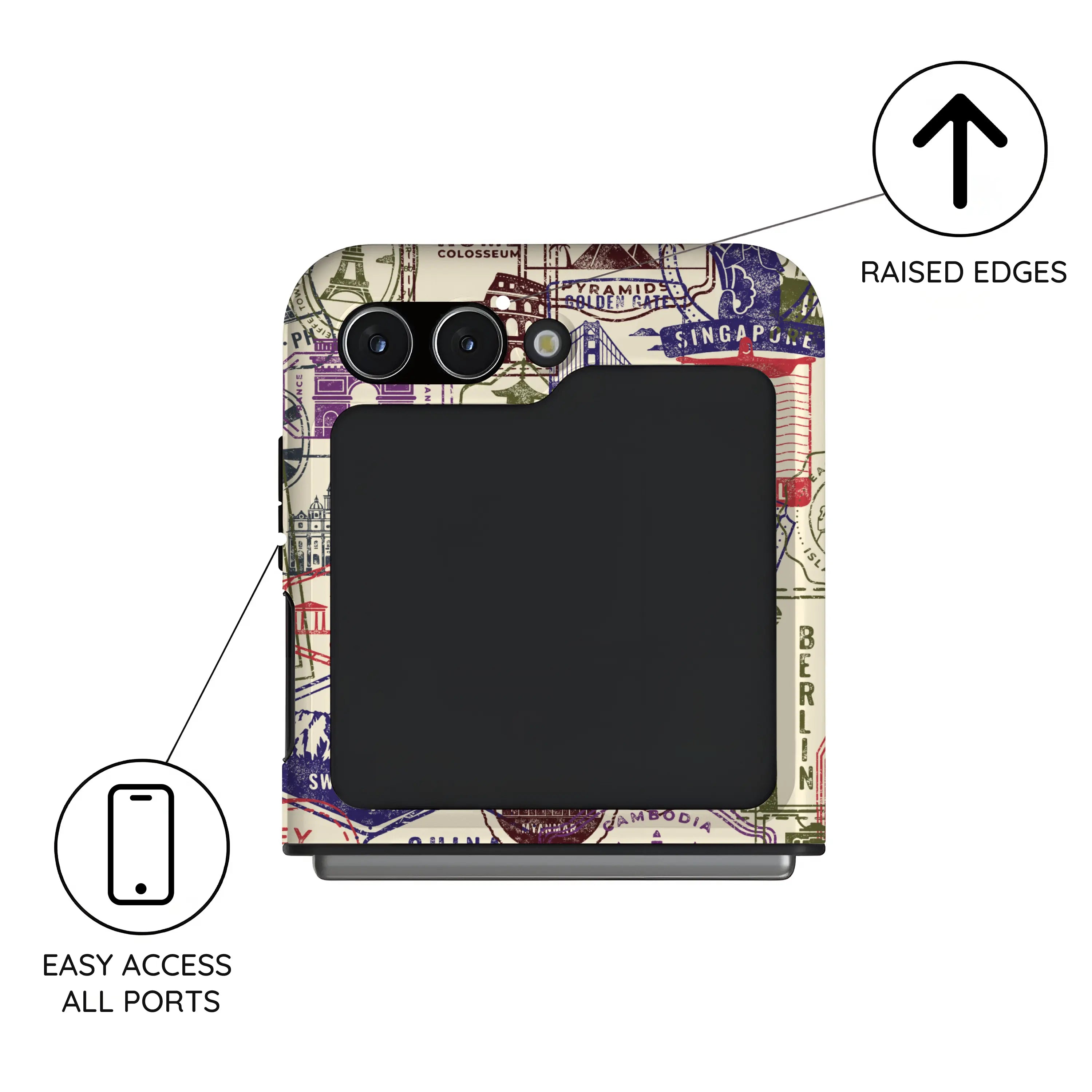 Stamps - Samsung Galaxy Z Flip 5 Case