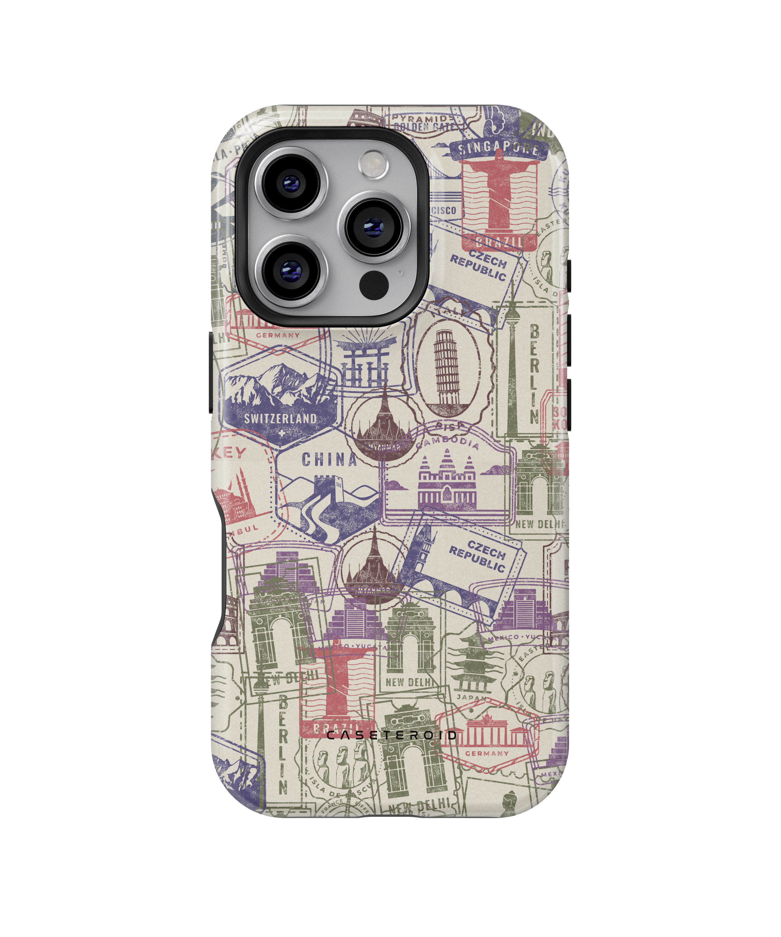 iPhone Tough Case - Stamps - CASETEROID