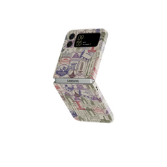 Samsung Galaxy Z Flip 5 Tough Case - Stamps - CASETEROID