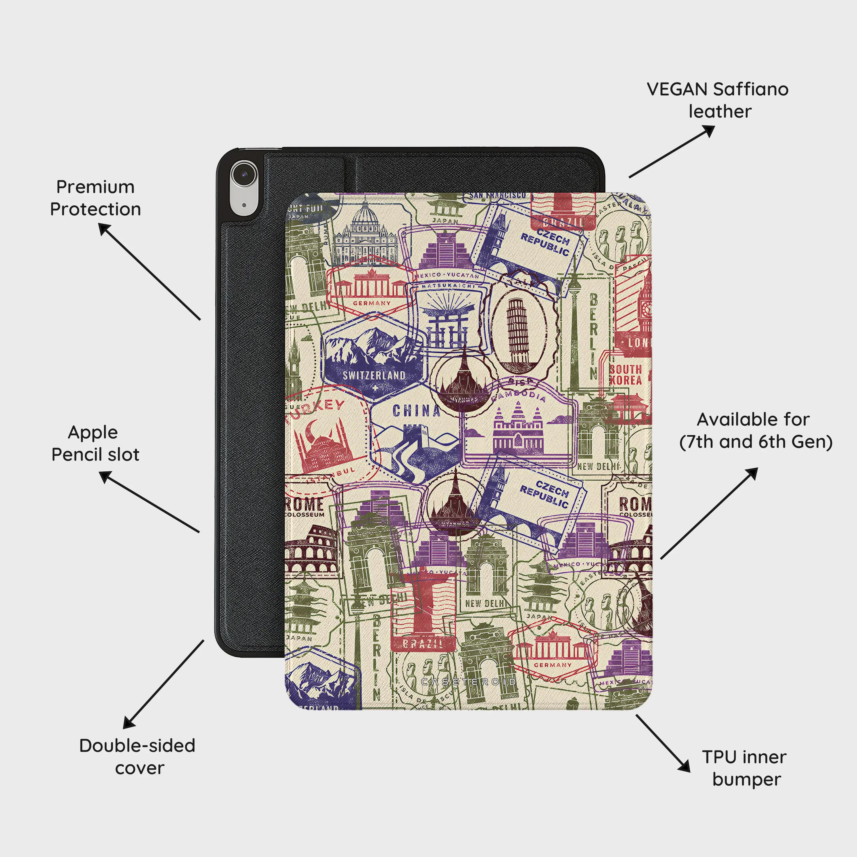 Stamps - iPad Air 11 (7th/6th Gen) Case