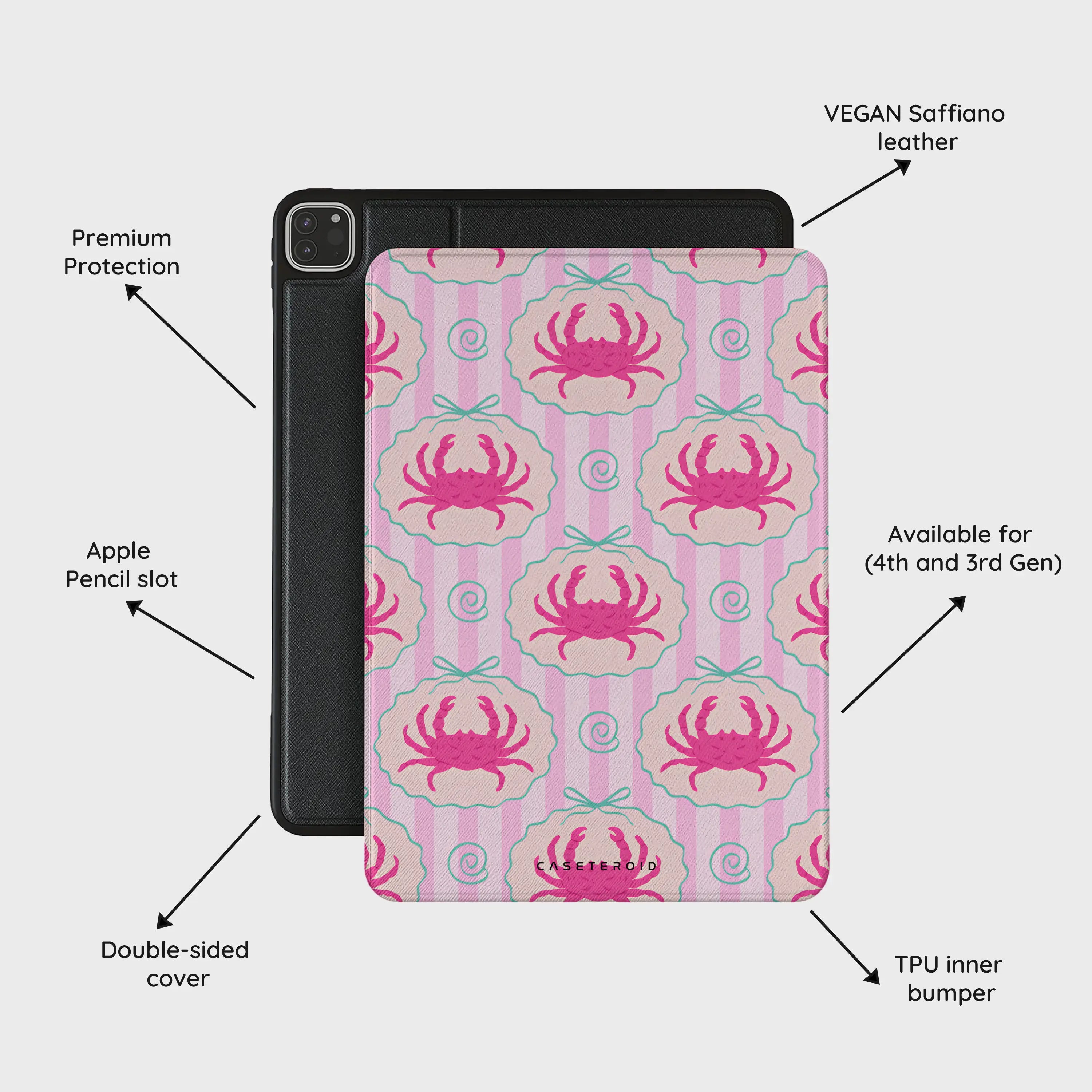 Sugar Crabs - iPad Pro 11 (4th/3rd Gen) Case