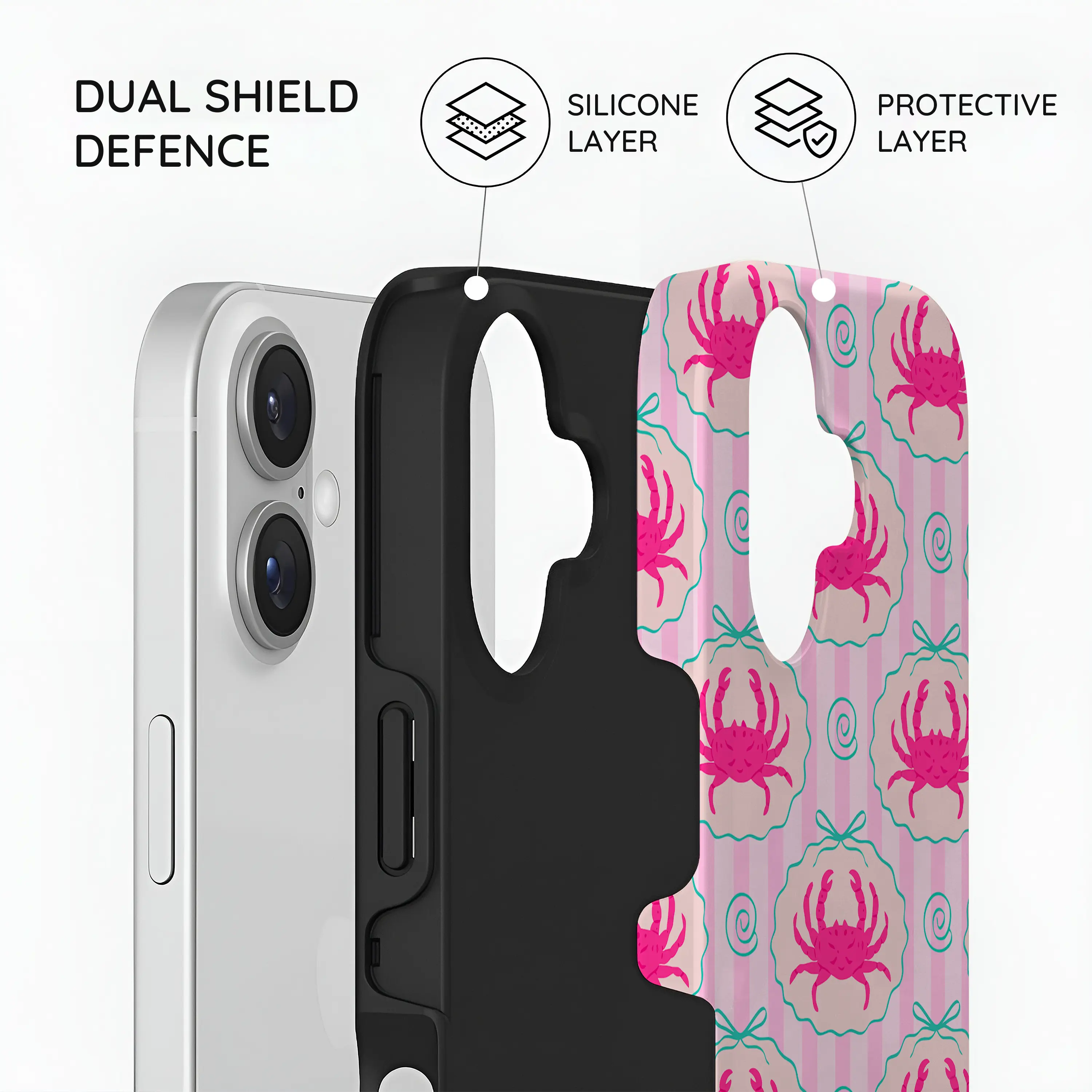 Sugar Crabs - iPhone 16 Case