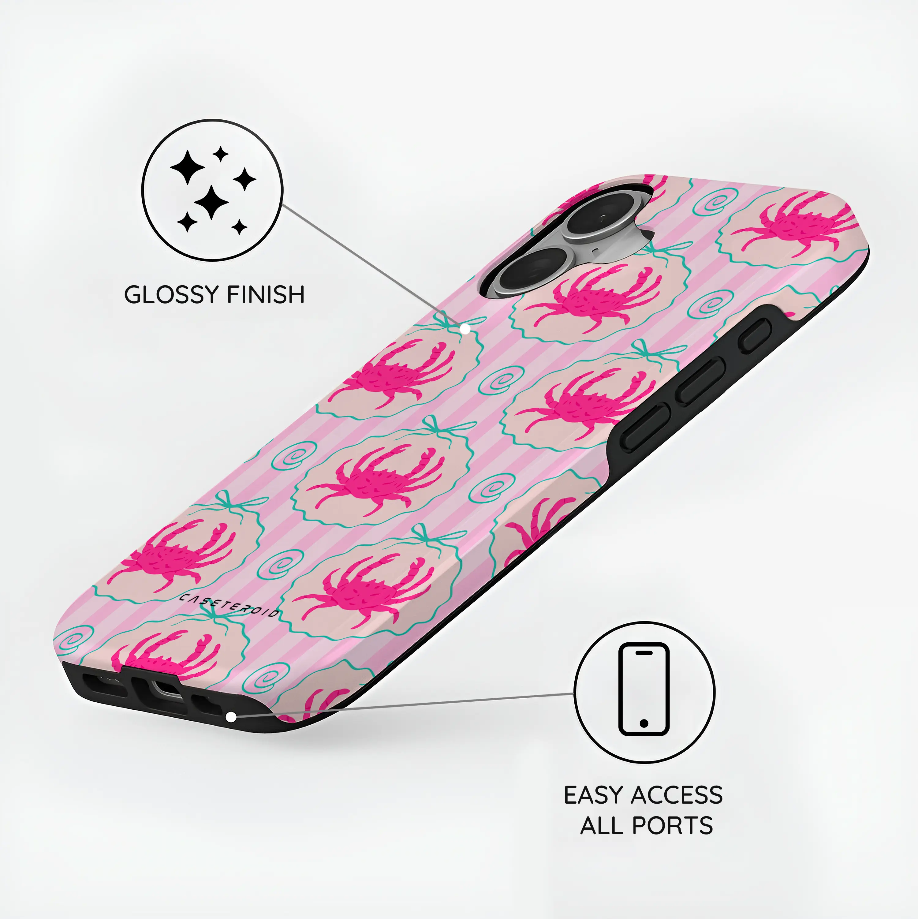 Sugar Crabs - iPhone 16 Case