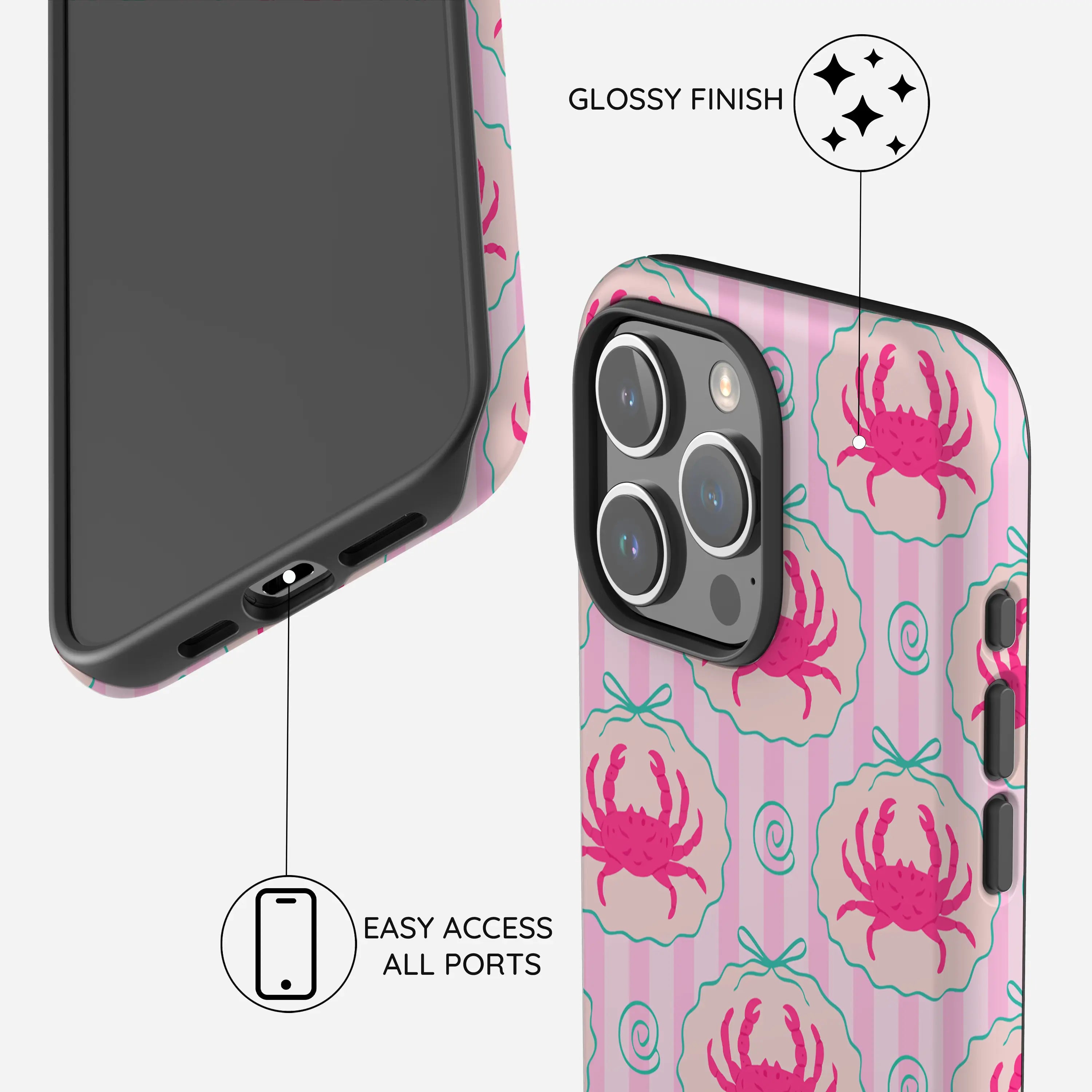 Sugar Crabs - iPhone 15 Pro Case