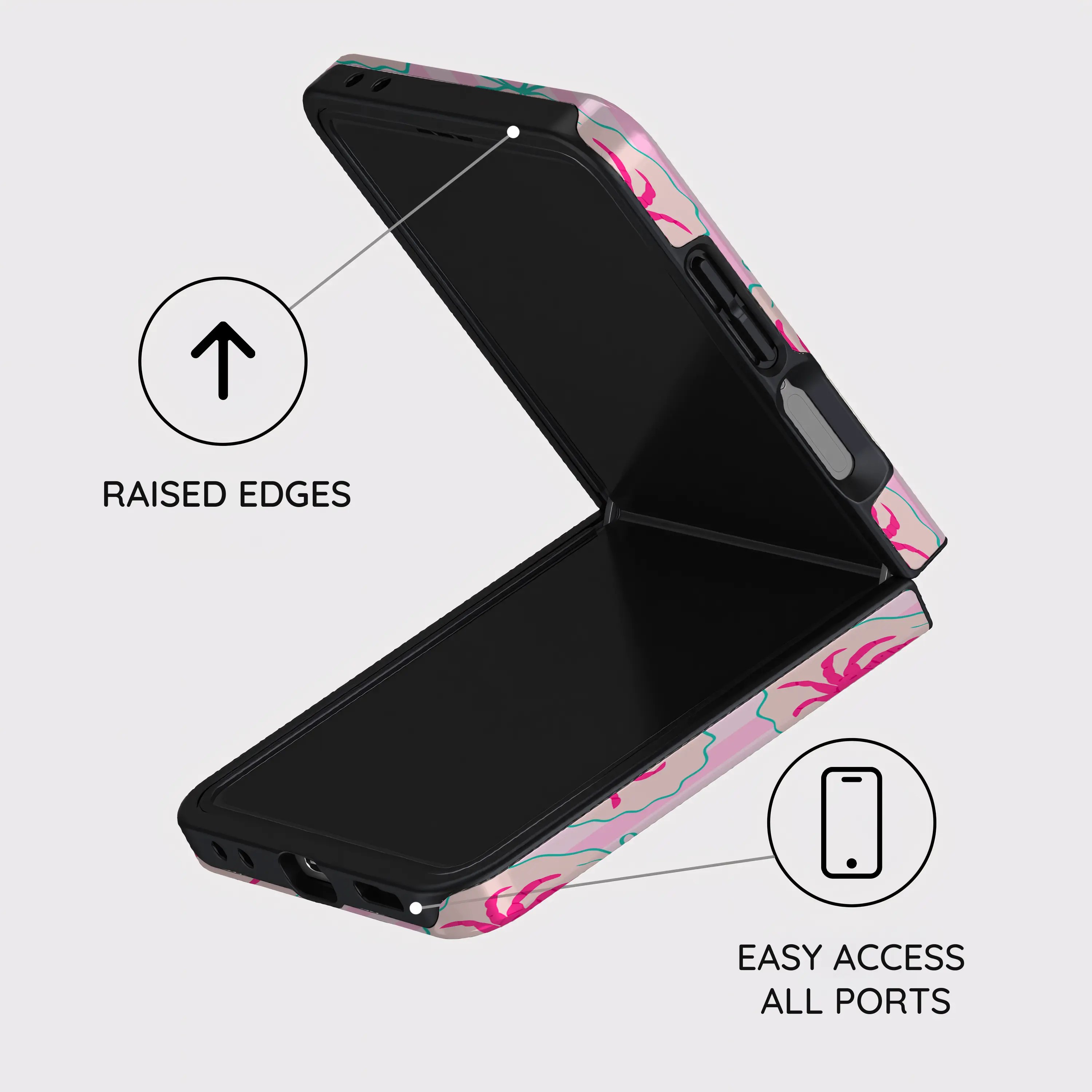 Sugar Crabs - Samsung Galaxy Z Flip 7 Case