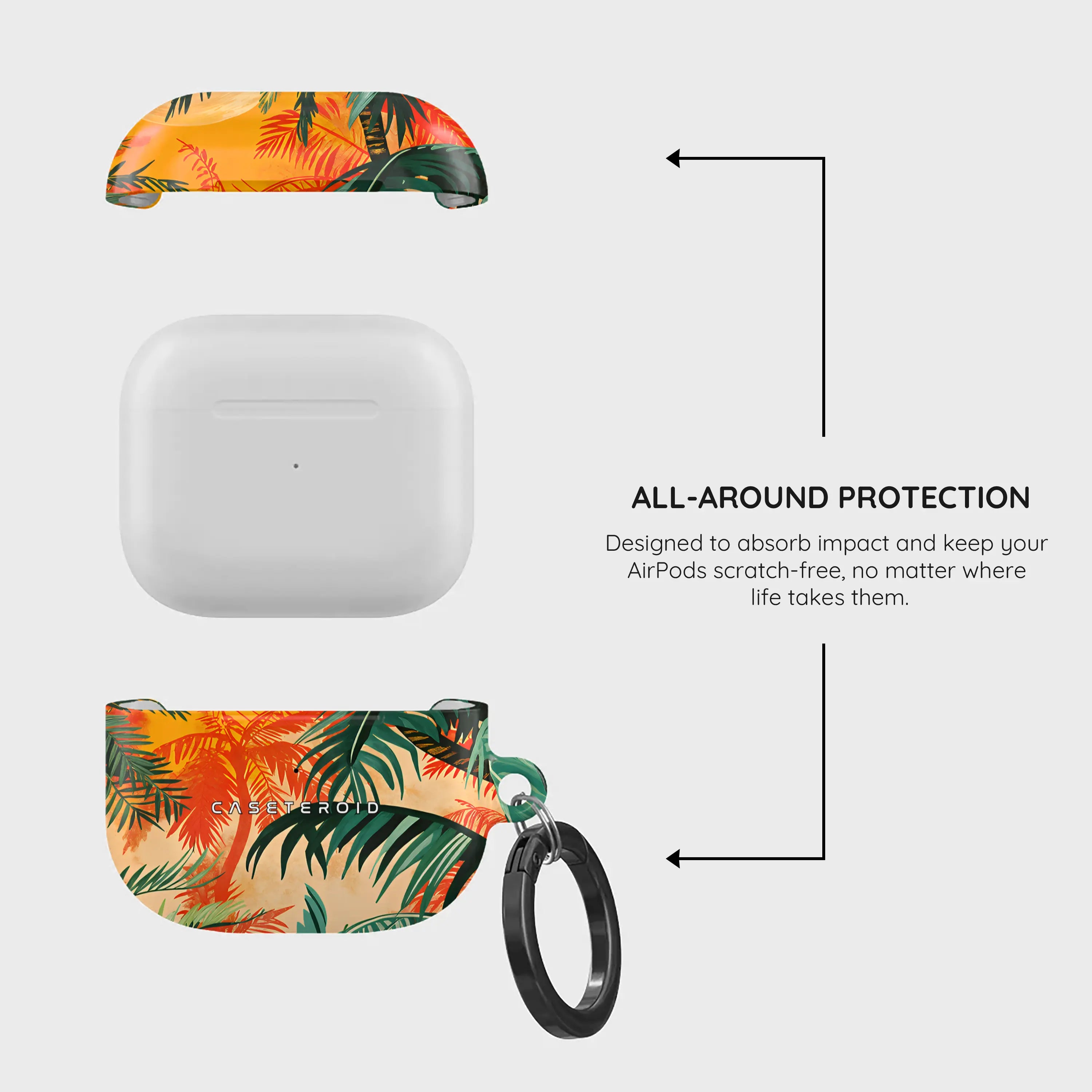 Sunset Shores Symphony - AirPods 3 Case